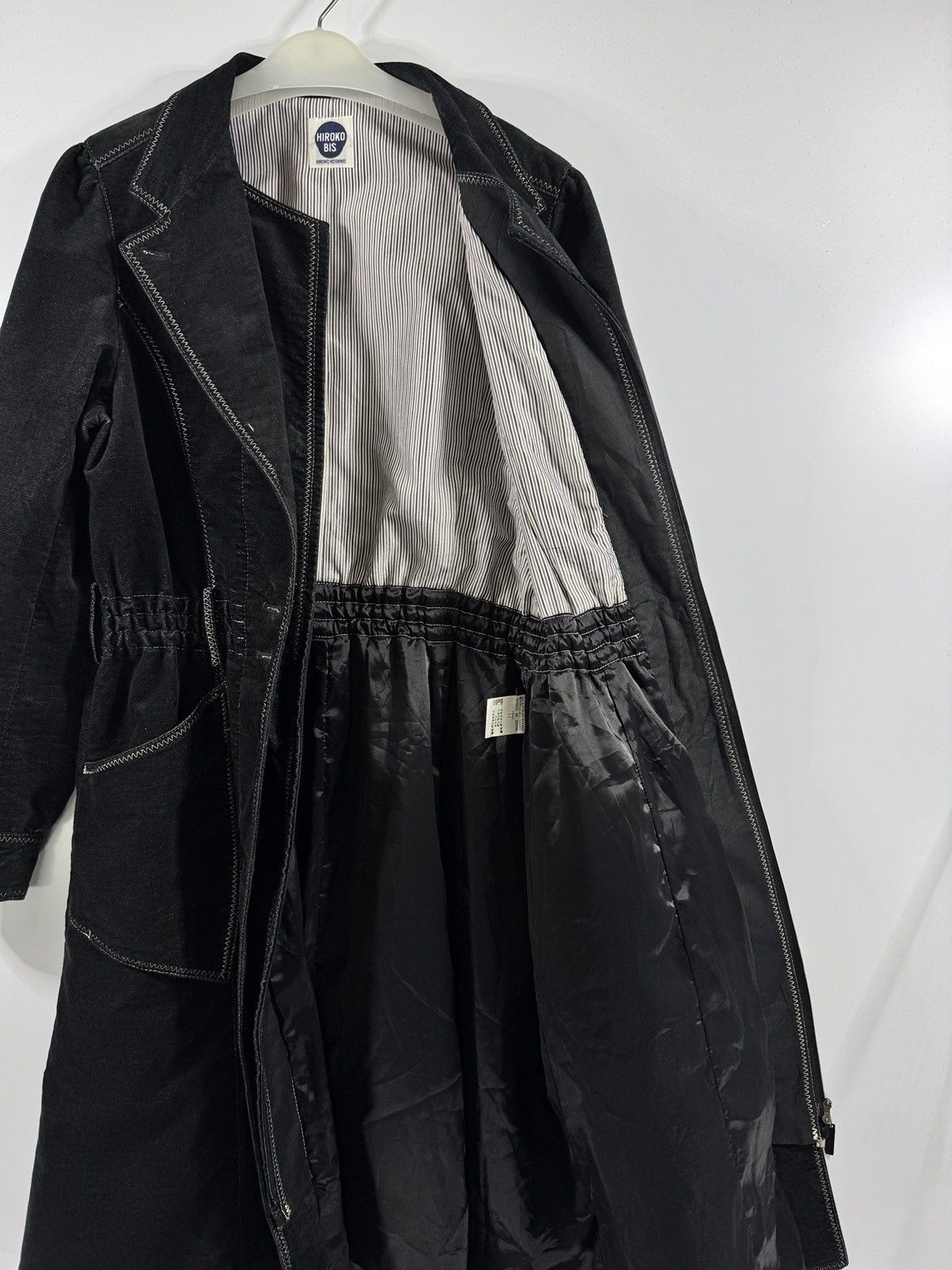 Japanese Brand 🔥 Hiroko Bis by Hiroko Koshino Long Gothic Jacket Size XS / US 0-2 / IT 36-38 - 4 Thumbnail