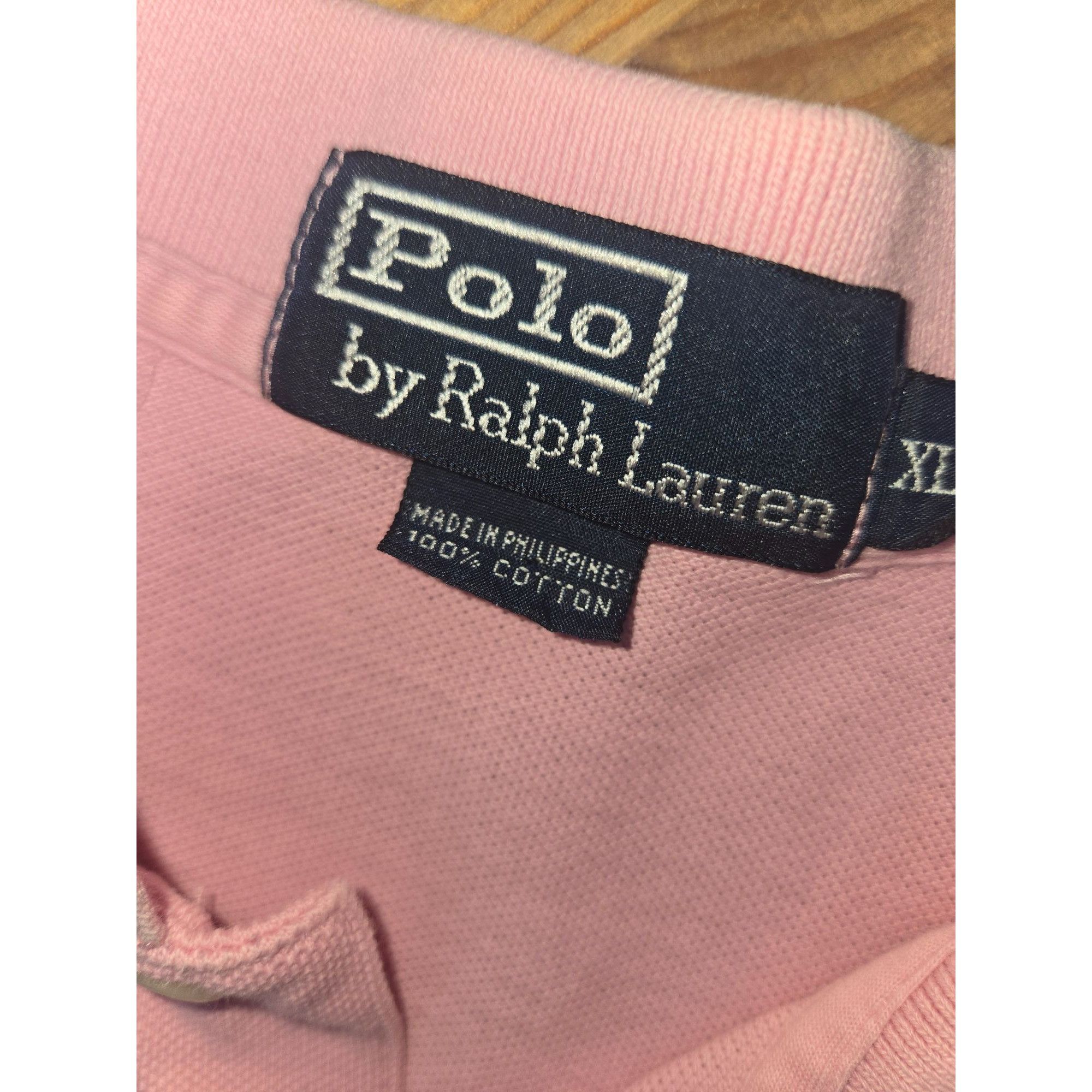 Polo Ralph Lauren Polo Ralph Lauren Mens Mesh Cotton Polo XL - Pink Size US XL / EU 56 / 4 - 4 Thumbnail