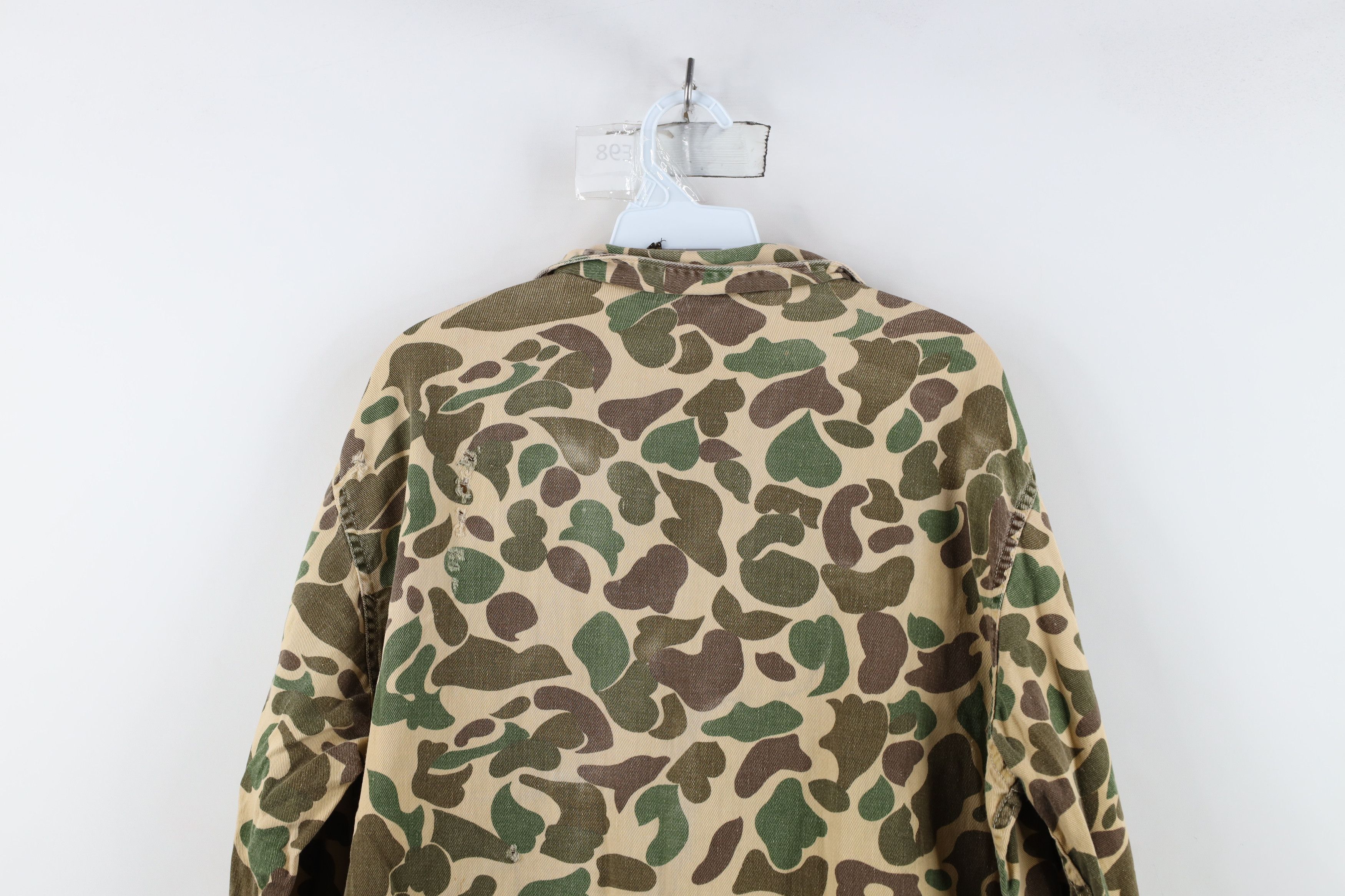 Vintage Vintage 70s Streetwear Frogskin Camouflage Field Jacket USA Size US XXL / EU 58 / 5 - 15 Thumbnail