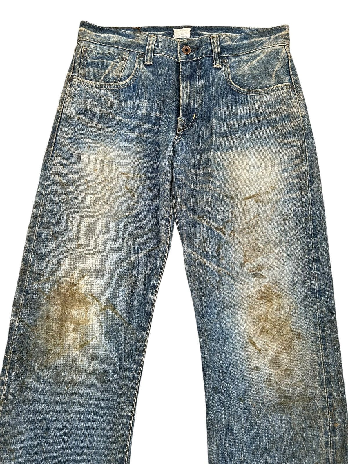 Kapital Vintage Edwin 505 Selvedge Dirty Patina Denim Jeans Size US 32 / EU 48 - 2 Thumbnail