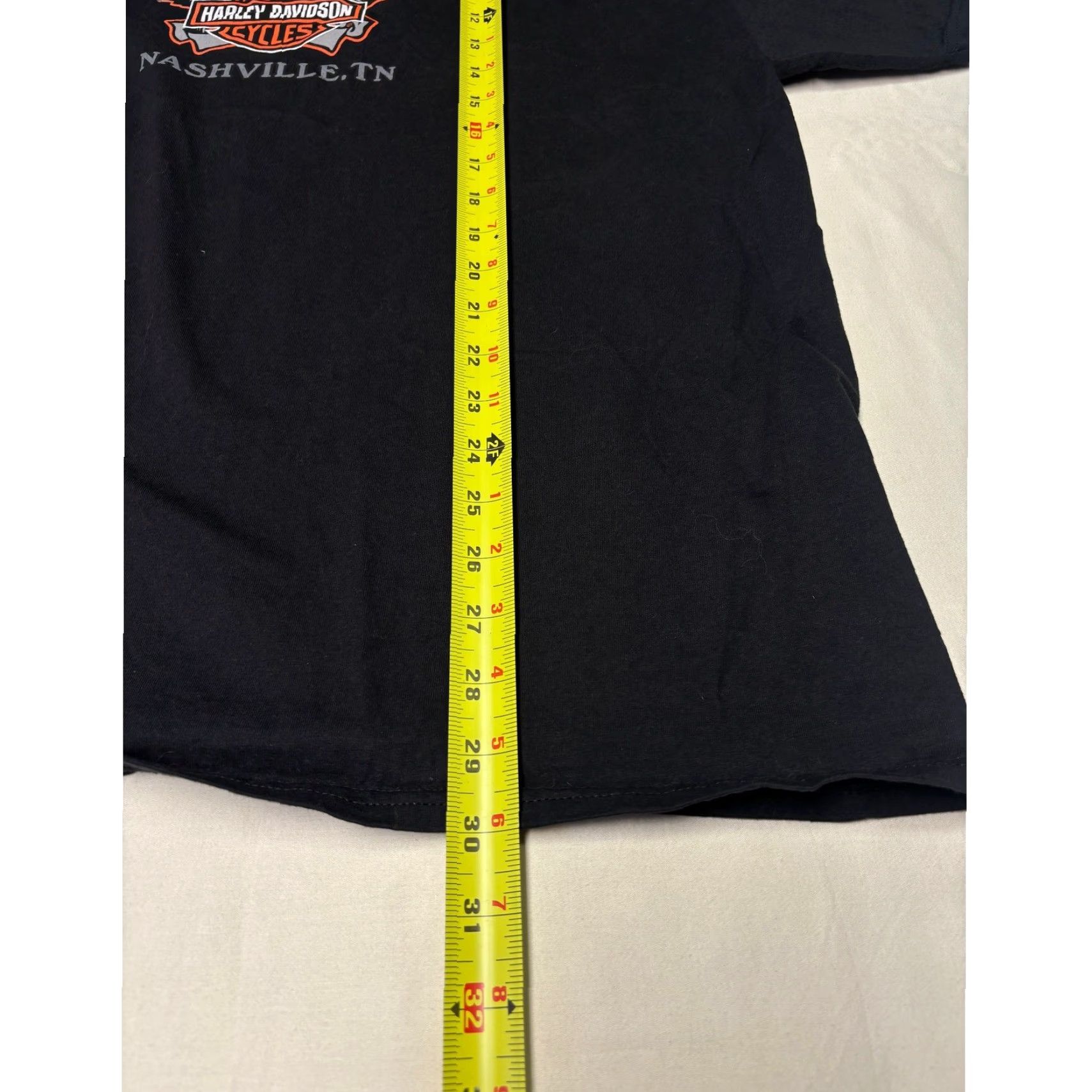 Harley Davidson Harley-Davidson T-Shirt Black Music City Nashville TN Mens XL Shirt Short Sleeve Graphic Print Crew Neck Size US XL / EU 56 / 4 - 5 Thumbnail