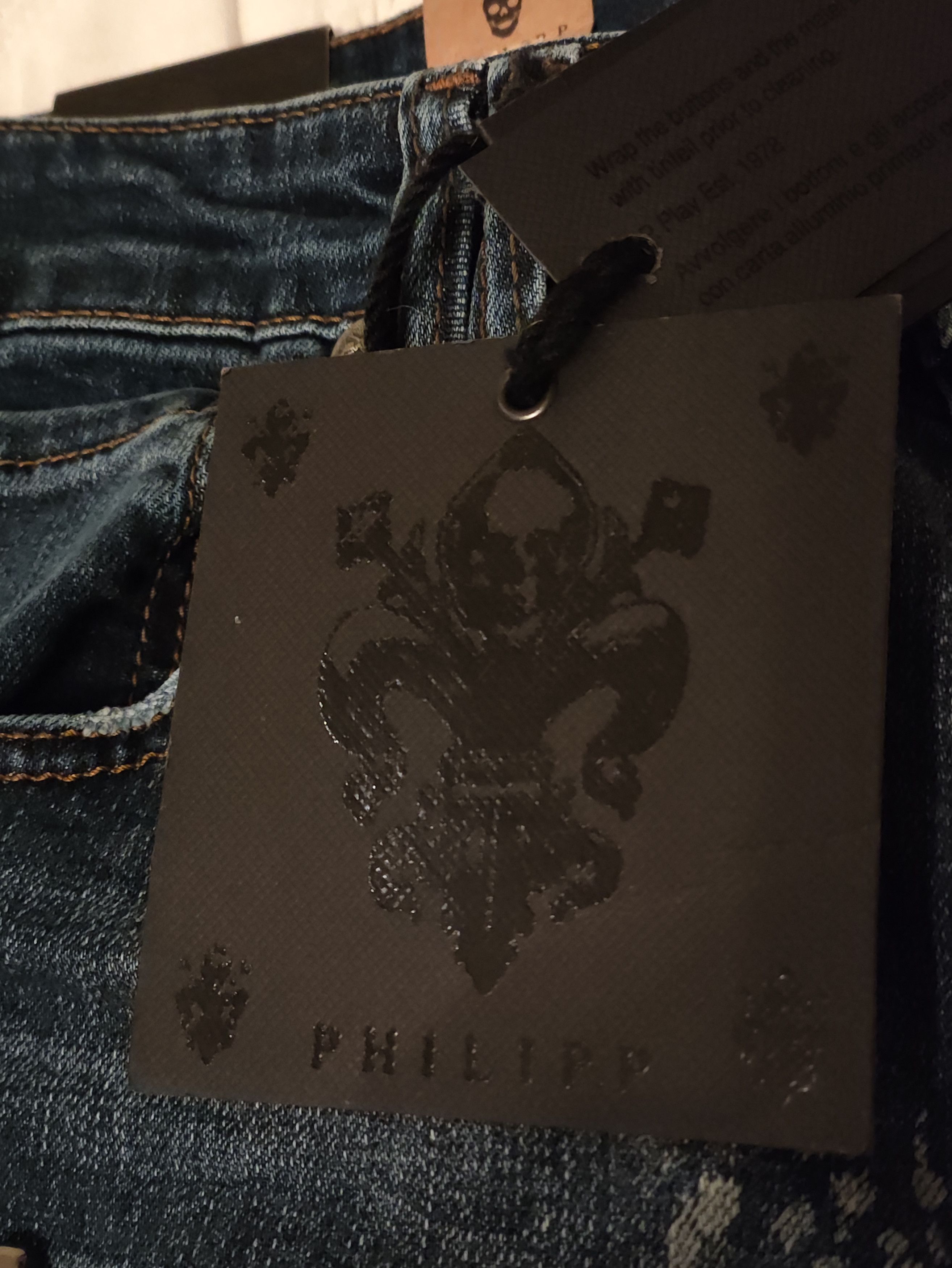 Philipp Plein Rare!!! limited philipp plein jeans Size US 33 - 22 Thumbnail