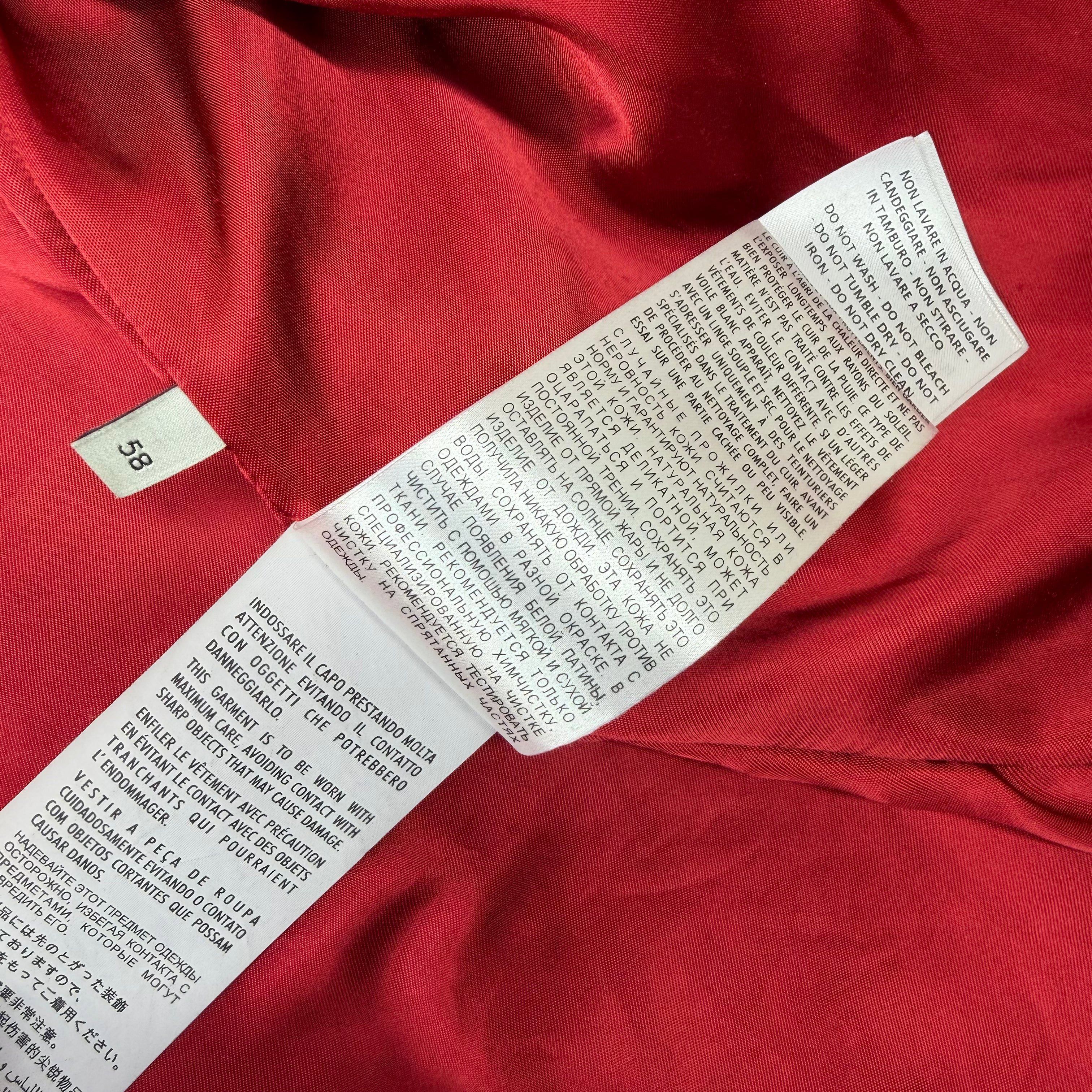 Gucci Gucci Orgasmique Leather Bomber 58 (XXXL) Size US XXL / EU 58 / 5 - 7 Thumbnail