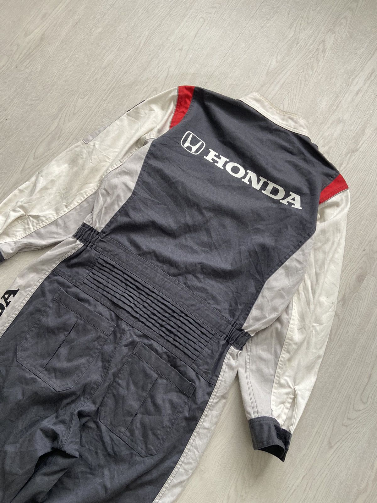Honda × Sports Specialties Vintage 1990’s Honda Racing Service Man Coverall Size US 34 / EU 50 - 8 Thumbnail