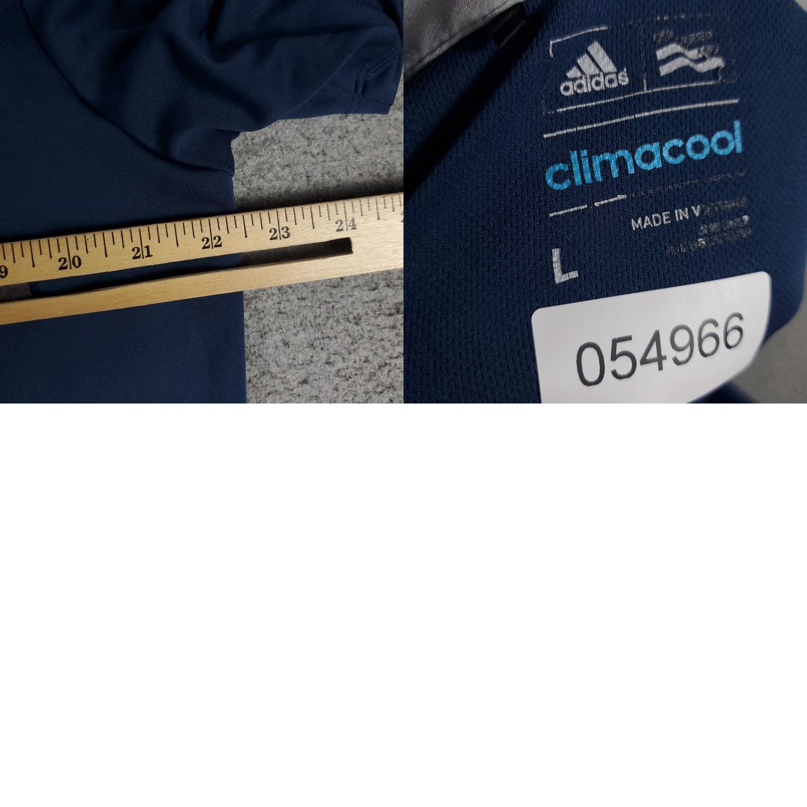 Adidas Adidas Polo Shirt Mens Size Large Blue Golf Casual Short Sleeve * Size US L / EU 52-54 / 3 - 8 Thumbnail
