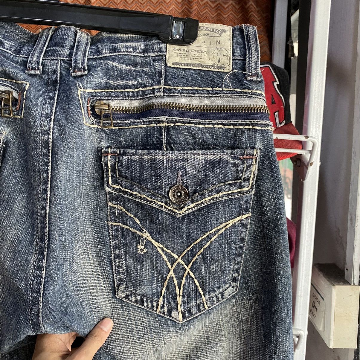 Japanese Brand ORIRIN Thunder Whiskers Jeans Size US 34 / EU 50 - 8 Thumbnail