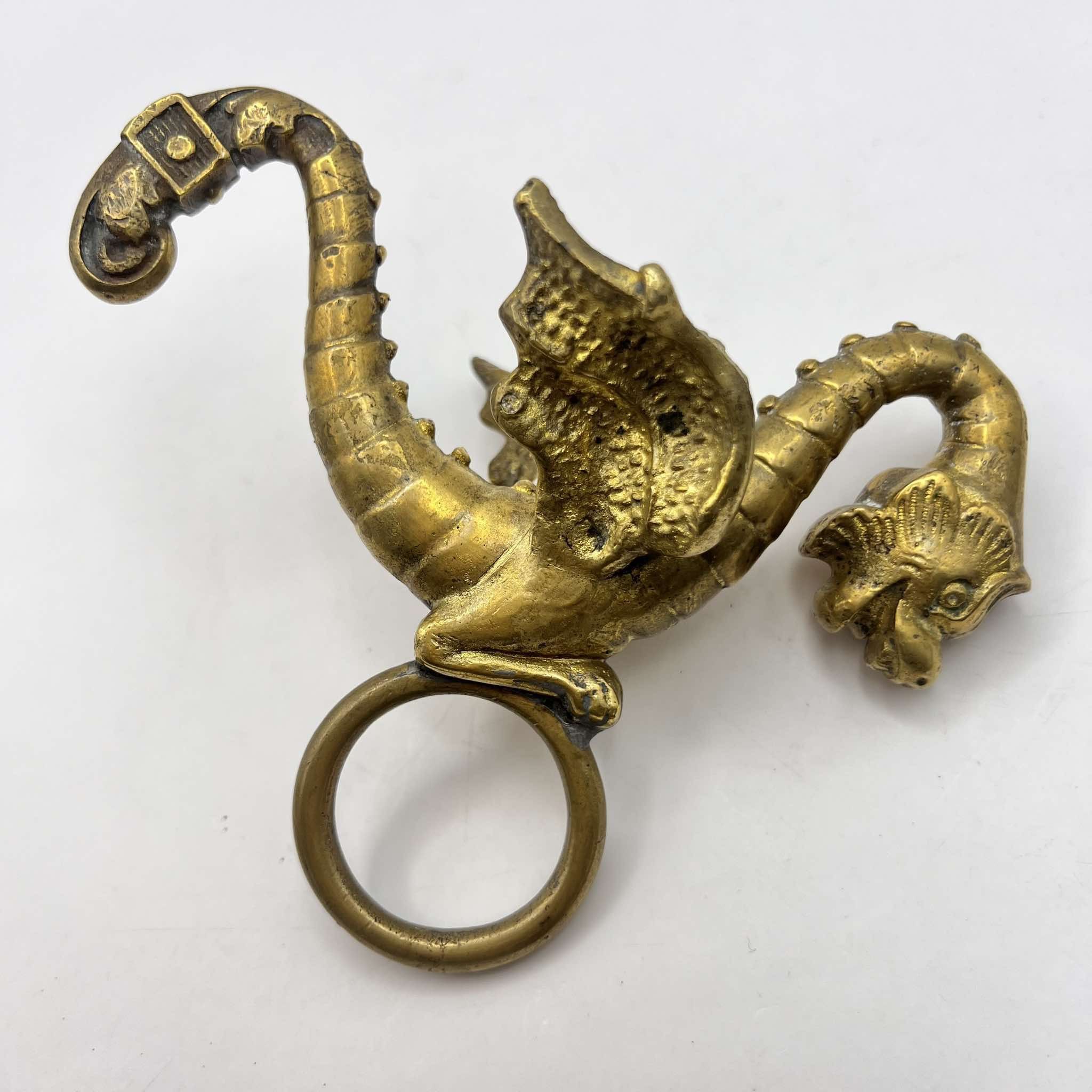 Other Antique Bronze Furniture Element Wall Hanger Holder Gryphon Size ONE SIZE - 2 Thumbnail