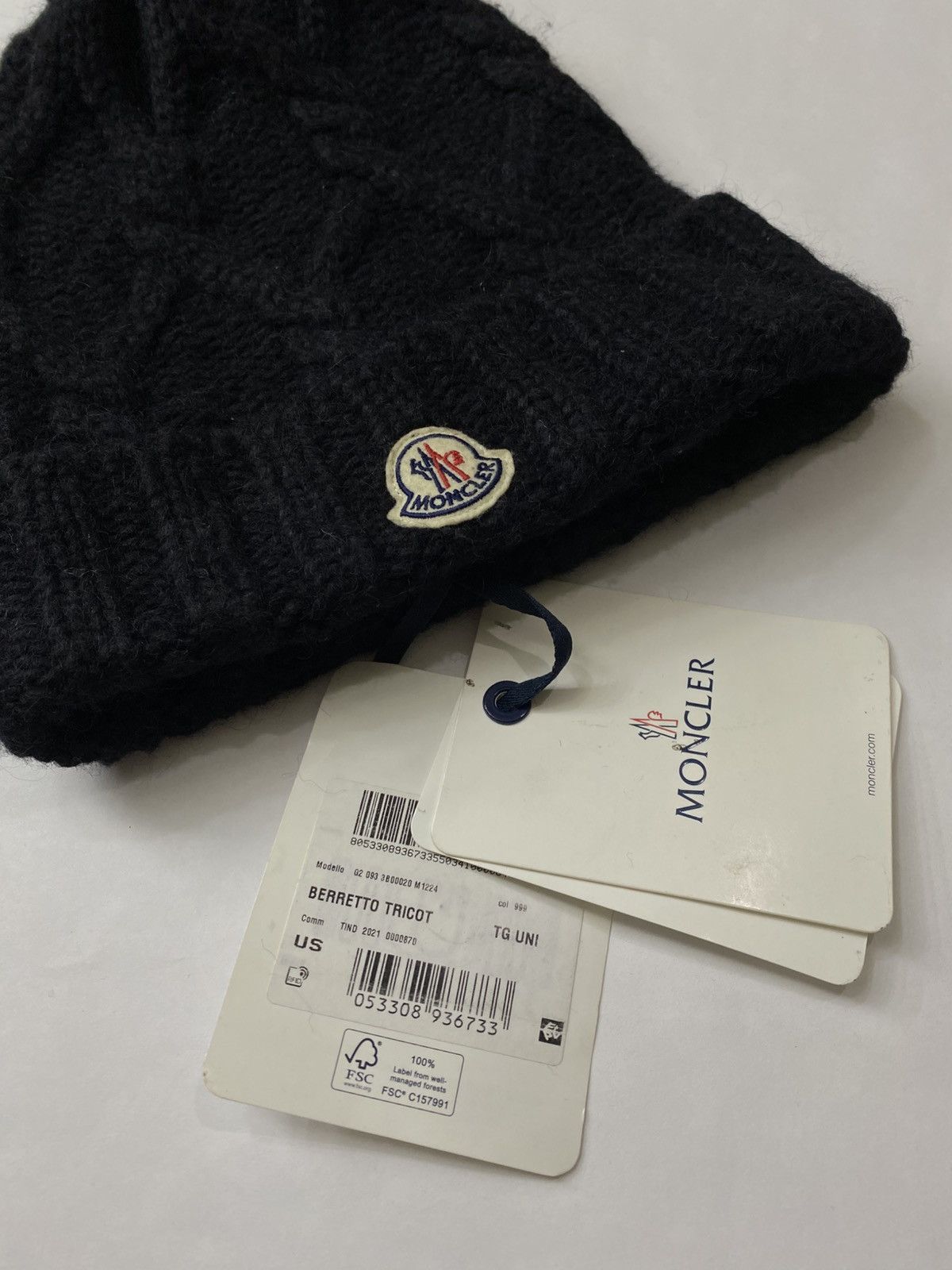Moncler MONCLER HAT. Size ONE SIZE - 3 Thumbnail