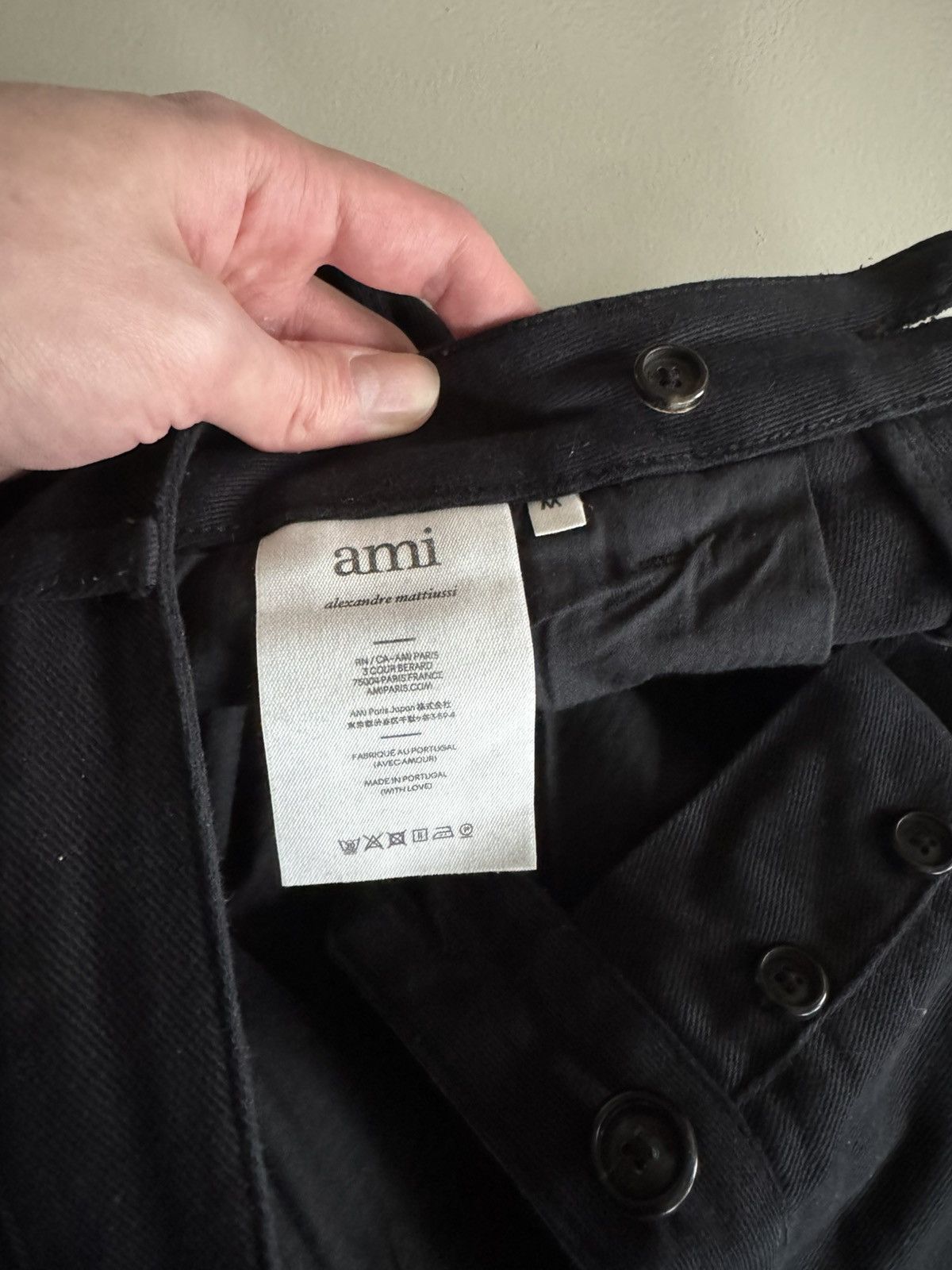 AMI AMI Cotton Twill Trousers Size US 31 - 4 Thumbnail