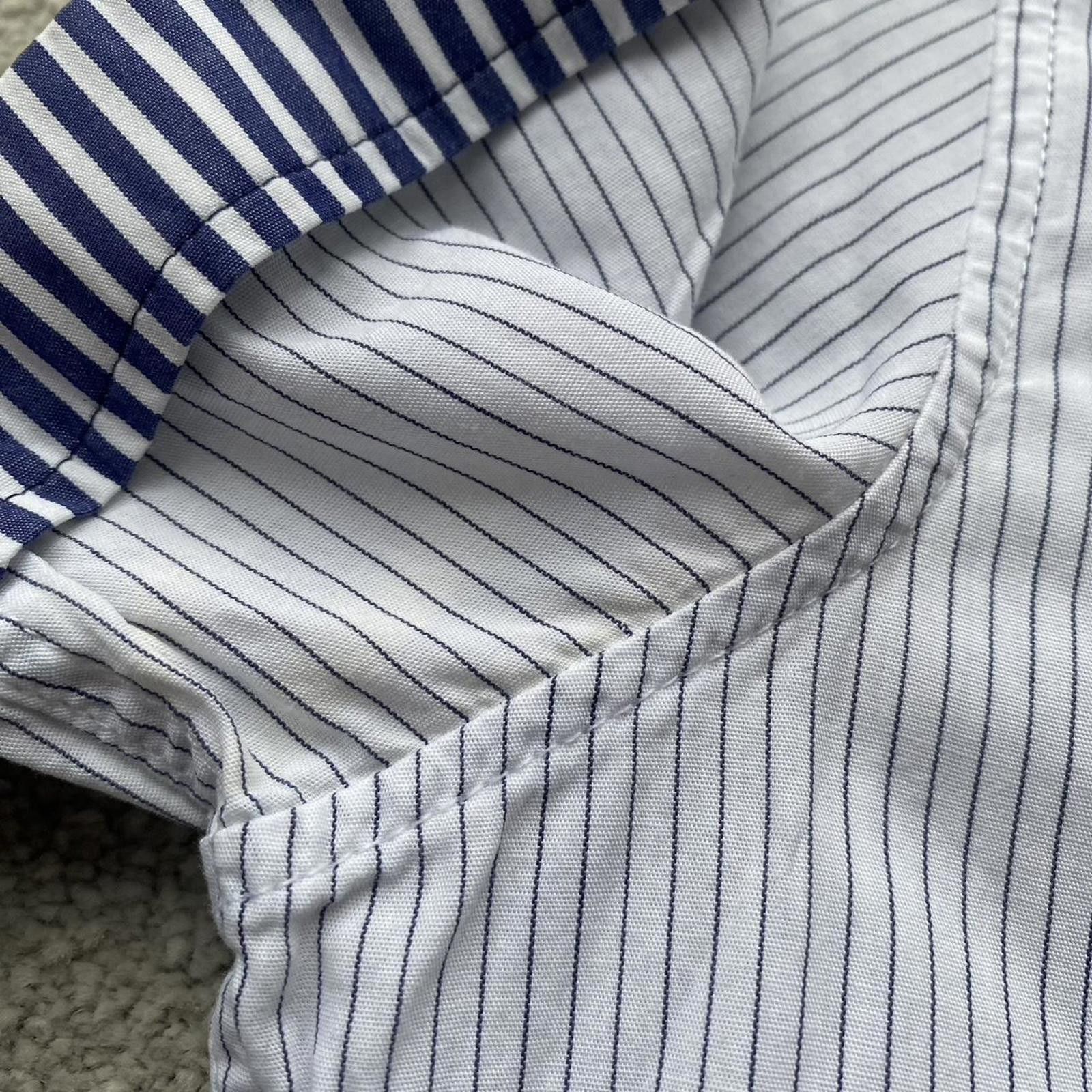 Dolce & Gabbana Dolce & Gabbana D&G Striped Short Sleeve Button Up Shirt Size US L / EU 52-54 / 3 - 8 Thumbnail