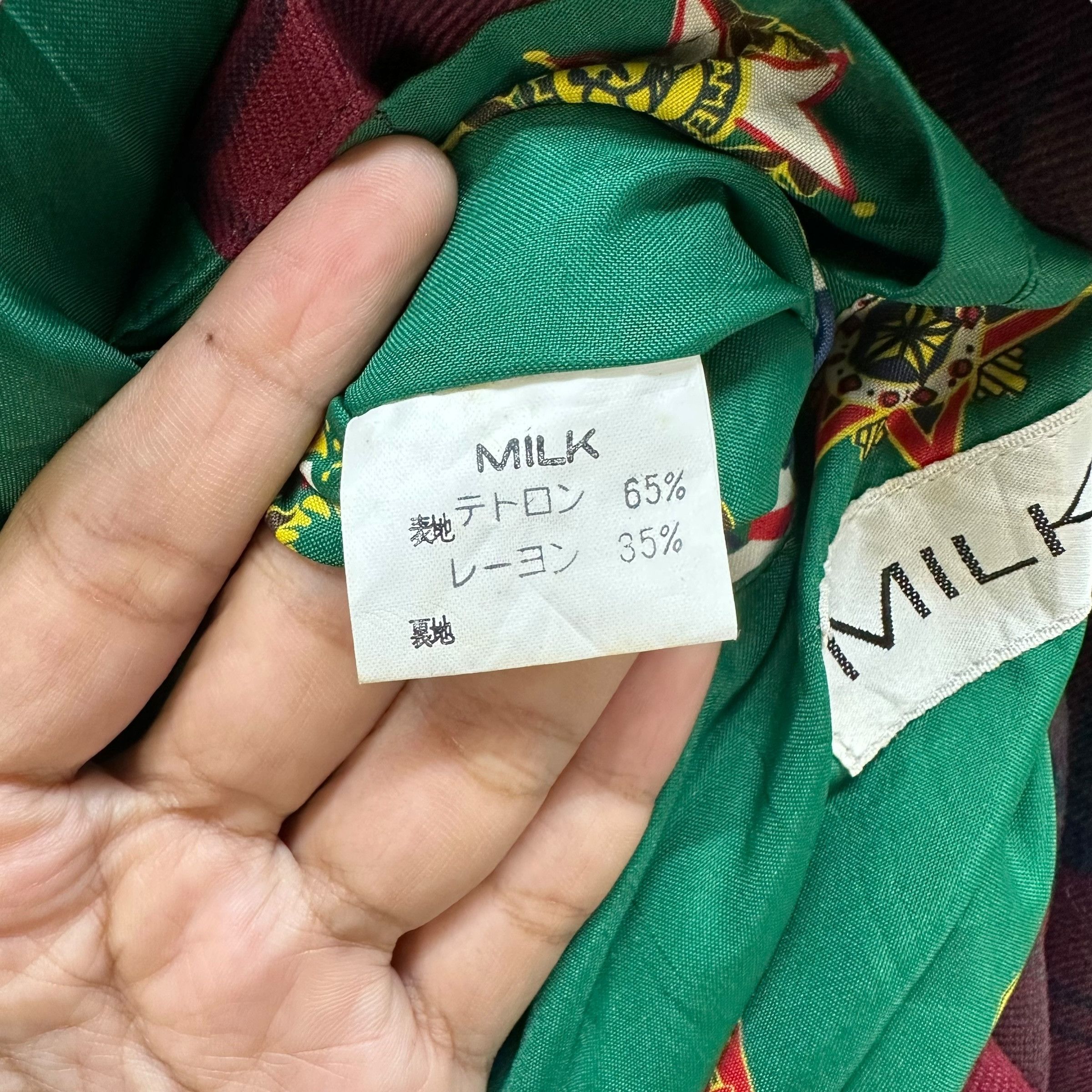Japanese Brand MILK BOY Red Tartan Multipocket Work Casual Jacket #A53-1227 Size US L / EU 52-54 / 3 - 10 Thumbnail