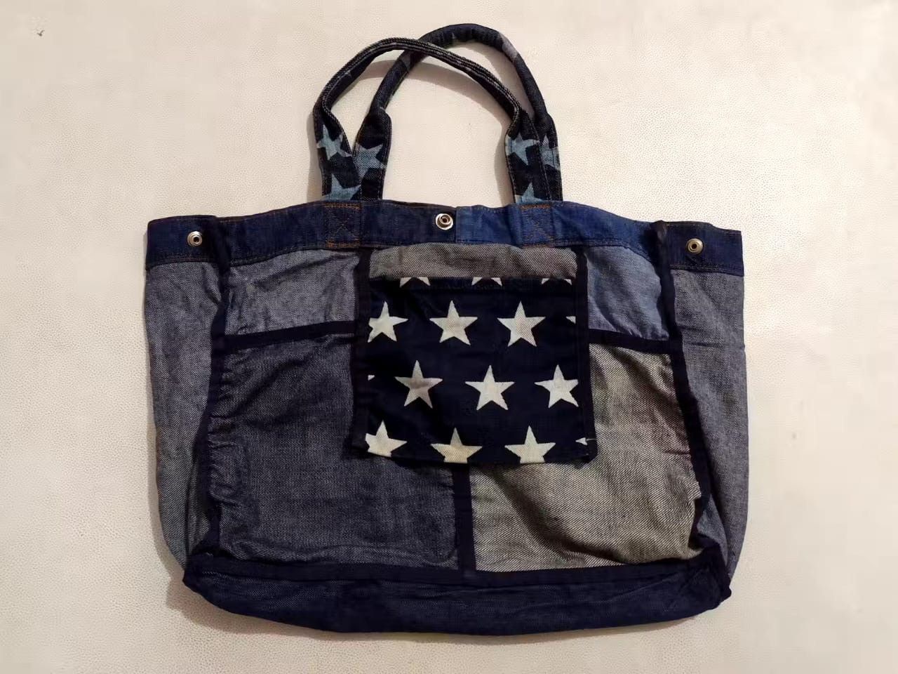 Hysteric Glamour × Japanese Brand HYSTERIC GLAMOUR PATCHWORK TOTE BAG Size ONE SIZE - 5 Thumbnail