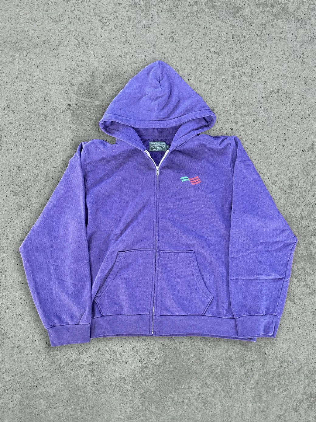 DENIM TEARS Denim Tears America Sportswear Zip Hoodie Size US XL / EU 56 / 4 - 1 Thumbnail
