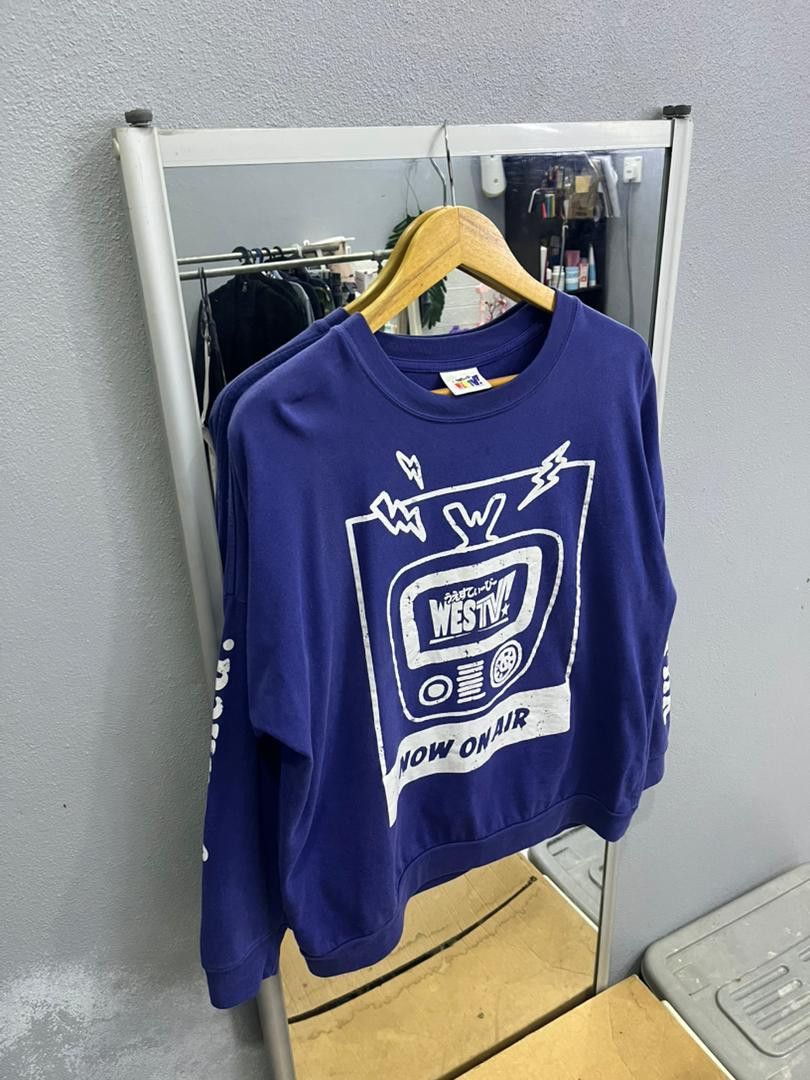 Japanese Brand Johnny’s WESTV “Now On Air” Crewneck Sweatshirt Size US M / EU 48-50 / 2 - 3 Thumbnail