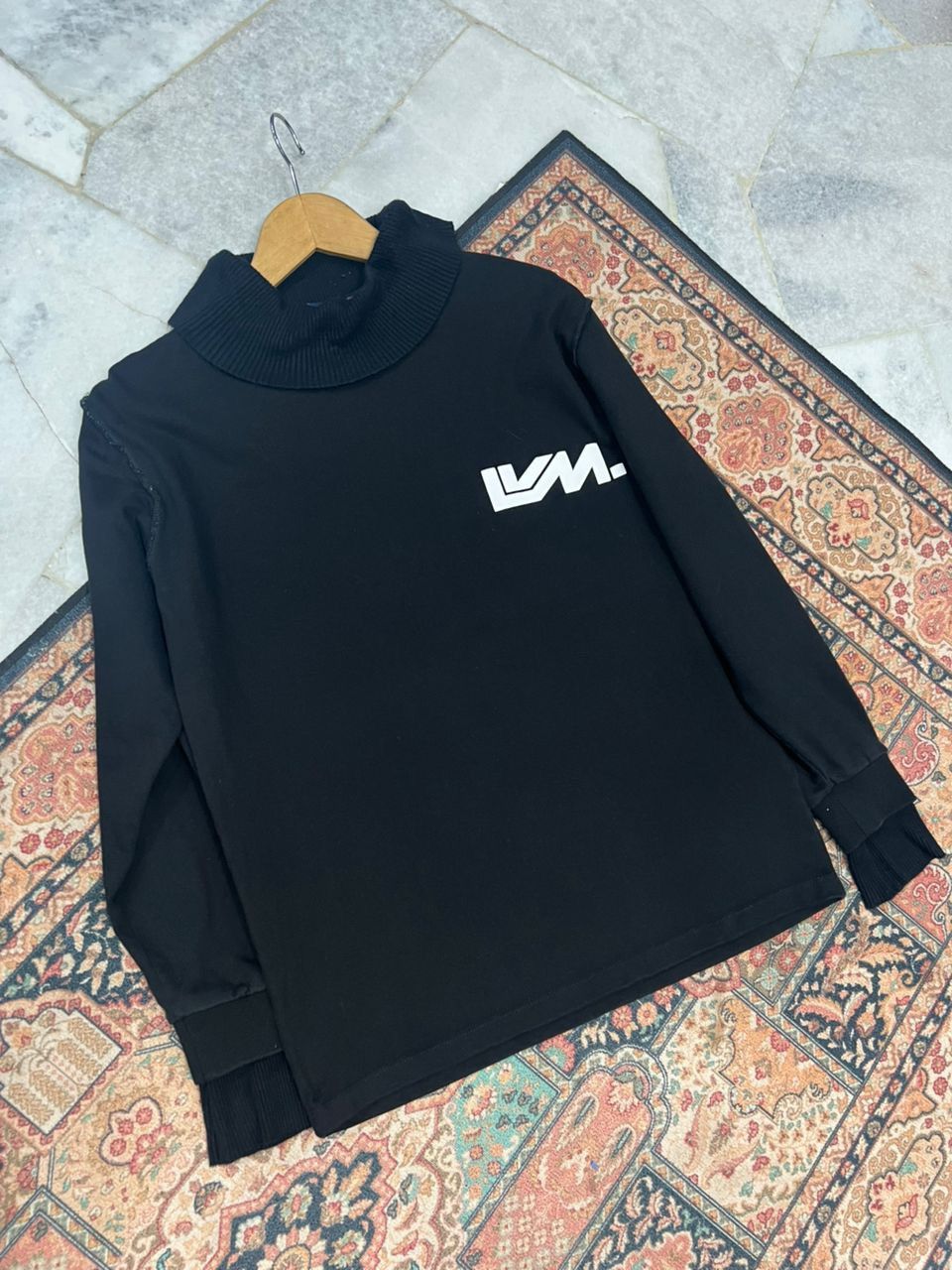 Louis Vuitton Louis Vuitton Black I have A Dream Turtleneck Shirt Size S / US 4 / IT 40 - 5 Thumbnail