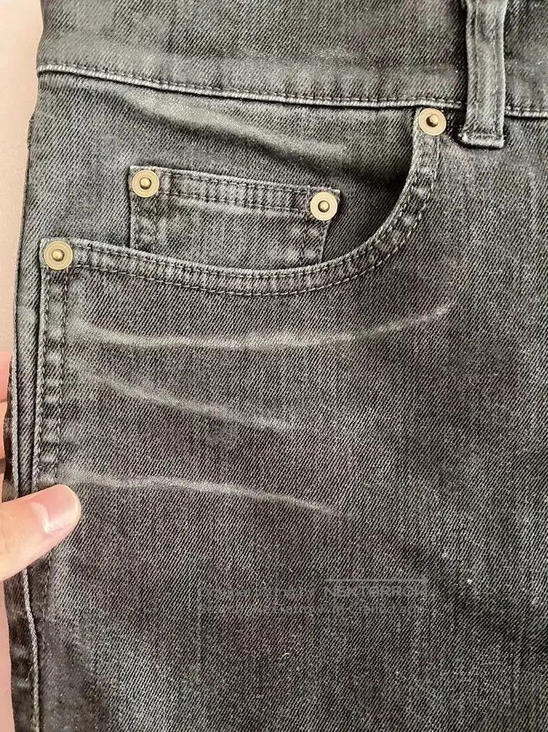 Saint Laurent Paris Saint Laurent Water Wave Claw Black Jeans. Size US 32 / EU 48 - 2 Thumbnail