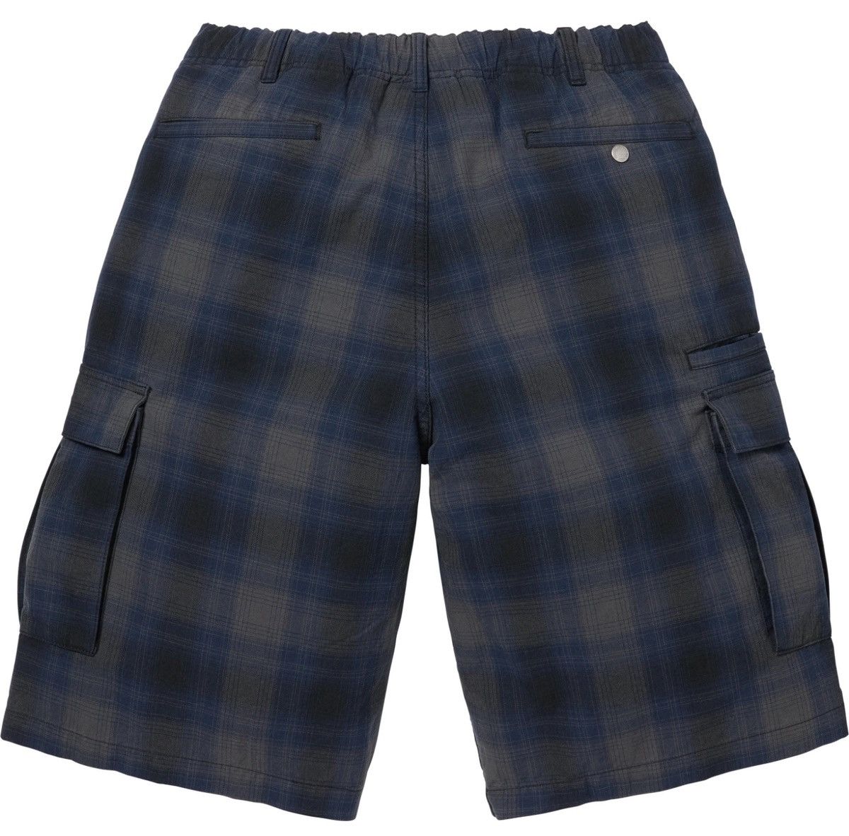 Supreme Supreme Shadow Plaid Cargo Short Size XL SS25 Black Shorts Size US 36 / EU 52 - 2 Thumbnail