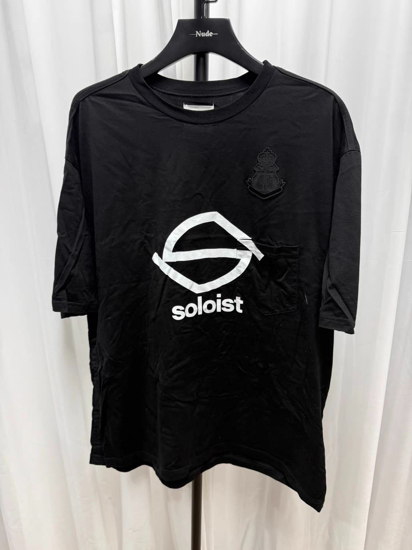 Takahiromiyashita The Soloist. The soloist School Emblem Embroidery OS Short Sleeve K20 Size US L / EU 52-54 / 3 - 1 Thumbnail
