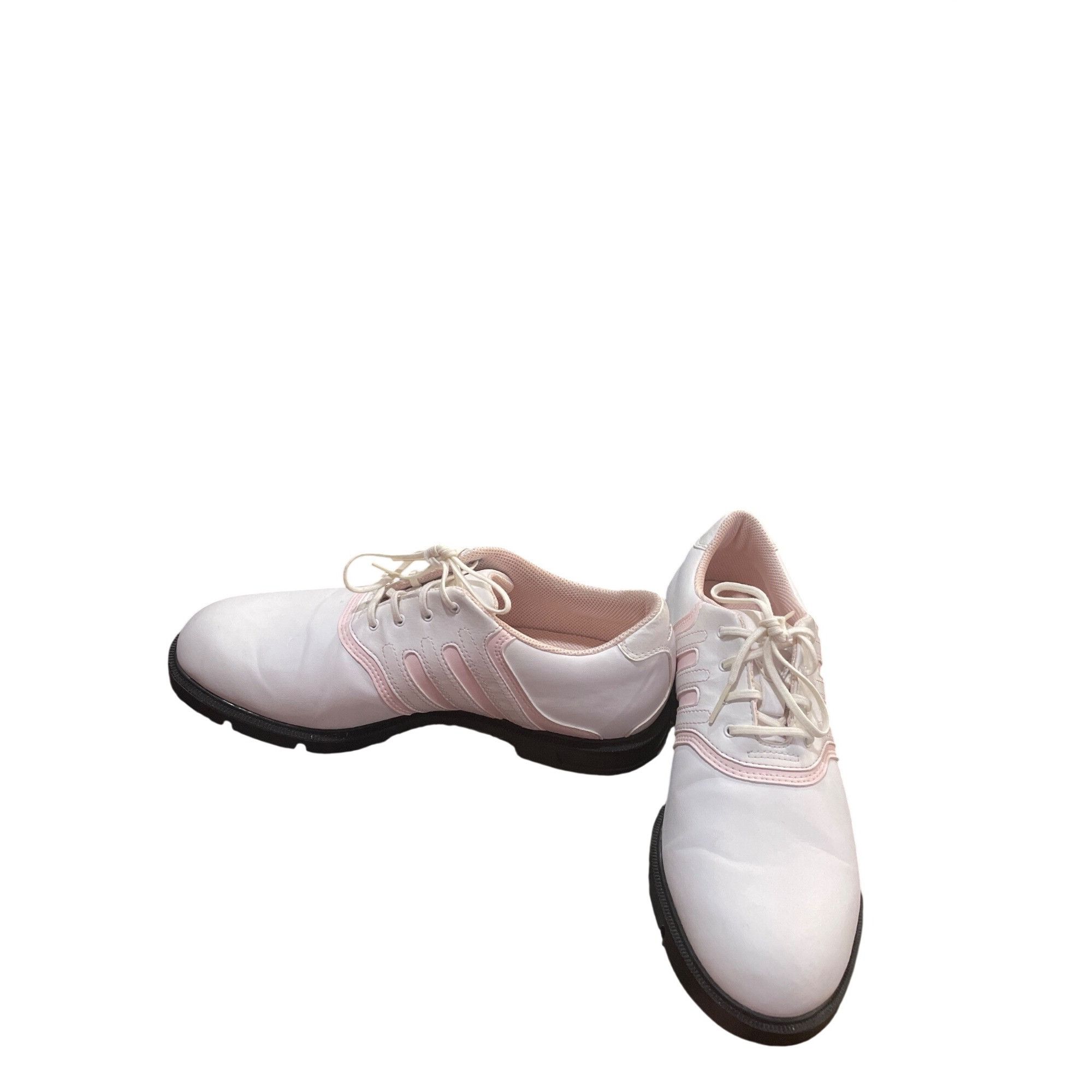 Adidas Adidas 738167 Traxion 2 Wms soft white pink golf shoes sneak Size US 7 / IT 37 - 2 Thumbnail