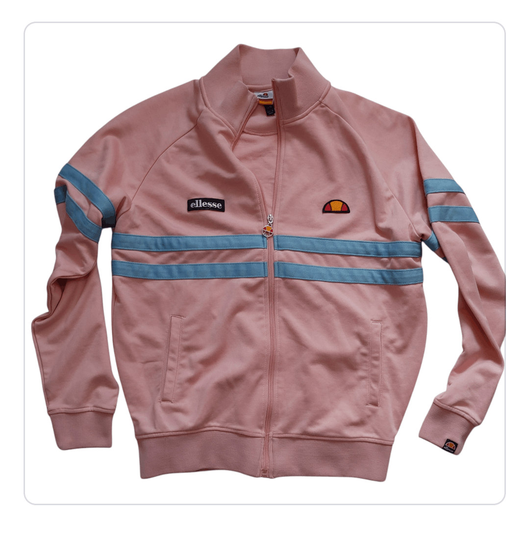 Ellesse rimini track top pink clearance