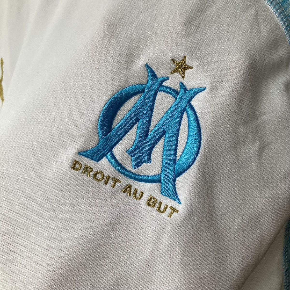 Vintage Olympique De Marseille Puma 2018 Jersey Blockore Style Y2k Size US L / EU 52-54 / 3 - 4 Thumbnail