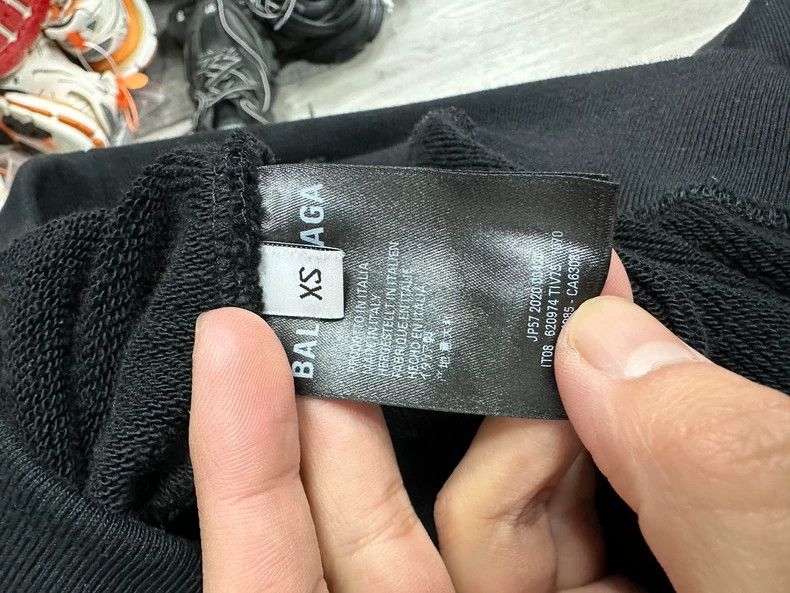 Balenciaga Balenciaga Black crew zipper hoodie Size US XS / EU 42 / 0 - 4 Thumbnail