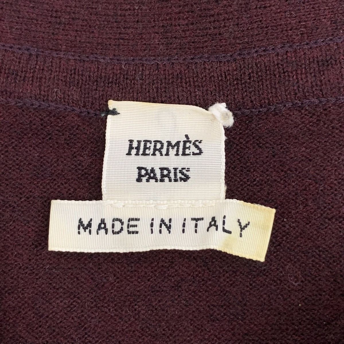 Hermes Hermes Chain Silk Wool Long Sleeve Knit Sweater K26WX Size XS / US 0-2 / IT 36-38 - 5 Thumbnail