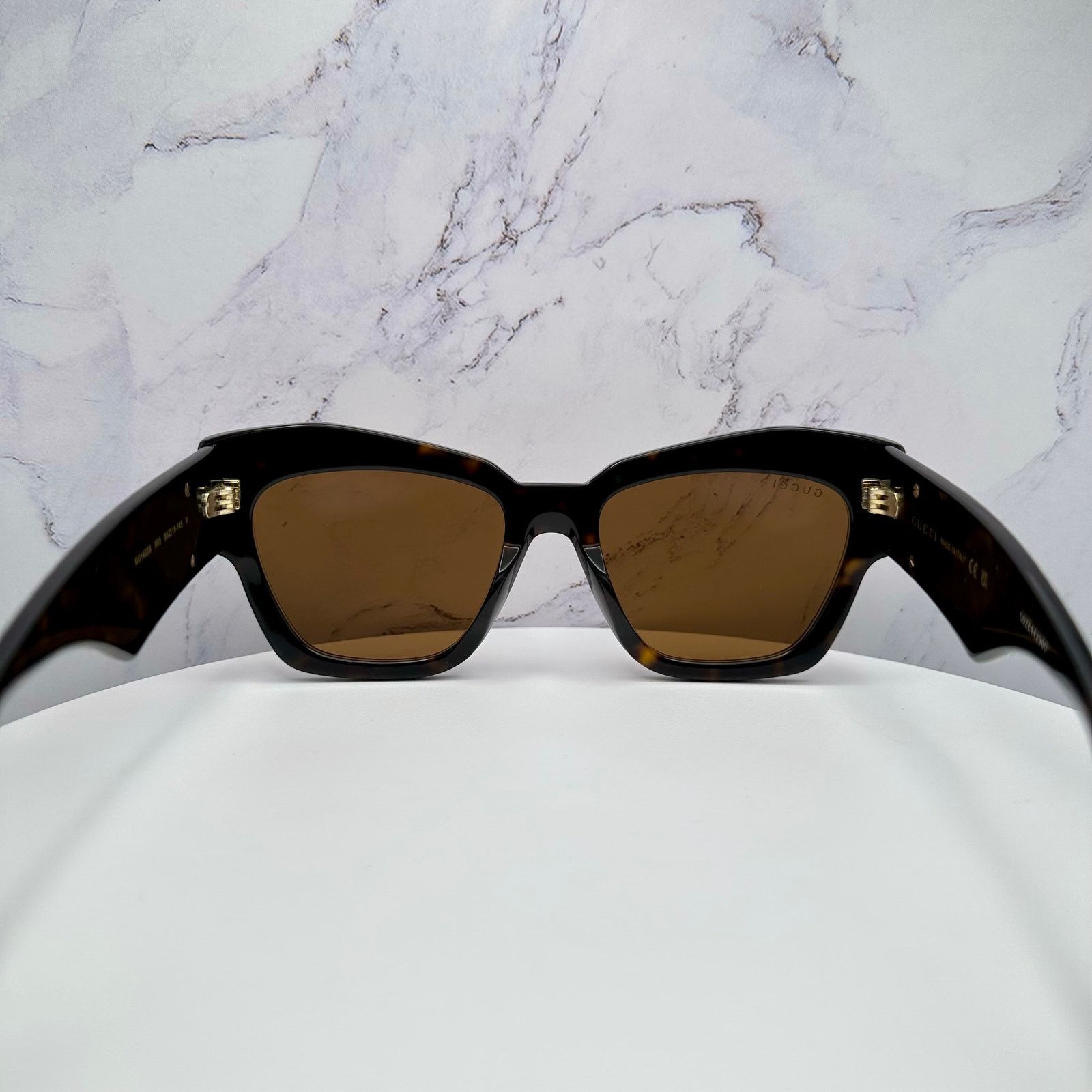 Gucci New Gucci Sunglasses Brown Size ONE SIZE - 13 Thumbnail