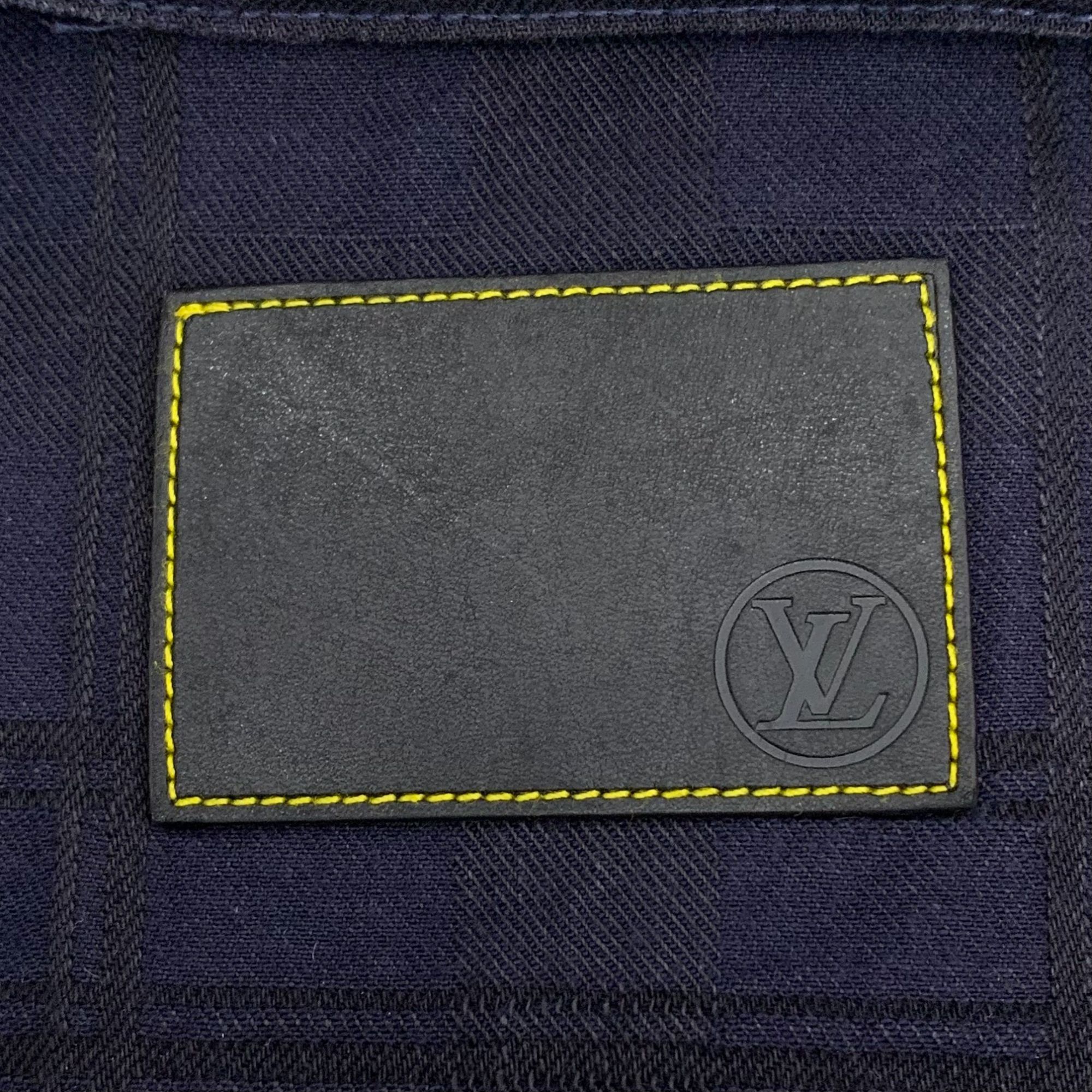 Louis Vuitton Louis Vuitton Color-Block Check Cotton Collared Denim Jacket Size US M / EU 48-50 / 2 - 5 Thumbnail