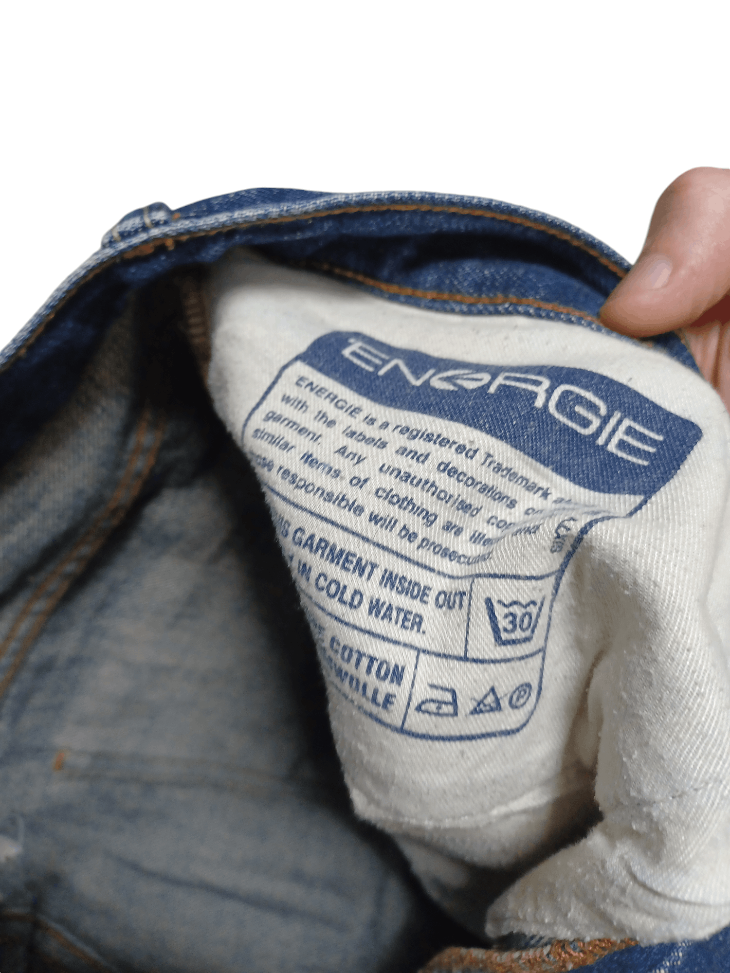 Energie ENERGIE MADE IN ITALY BOOTCUT DISTRESSED AVANT GARDE JEANS Size US 34 / EU 50 - 6 Thumbnail