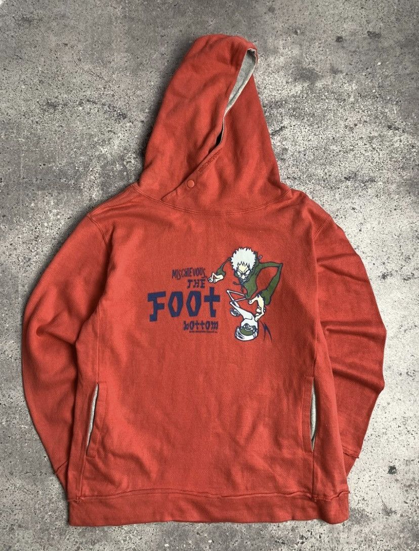 Designer × Japanese Brand × Vintage Vintage Mischievous The Foot Hoodie Bottom Japan Designer Size US M / EU 48-50 / 2 - 1 Thumbnail