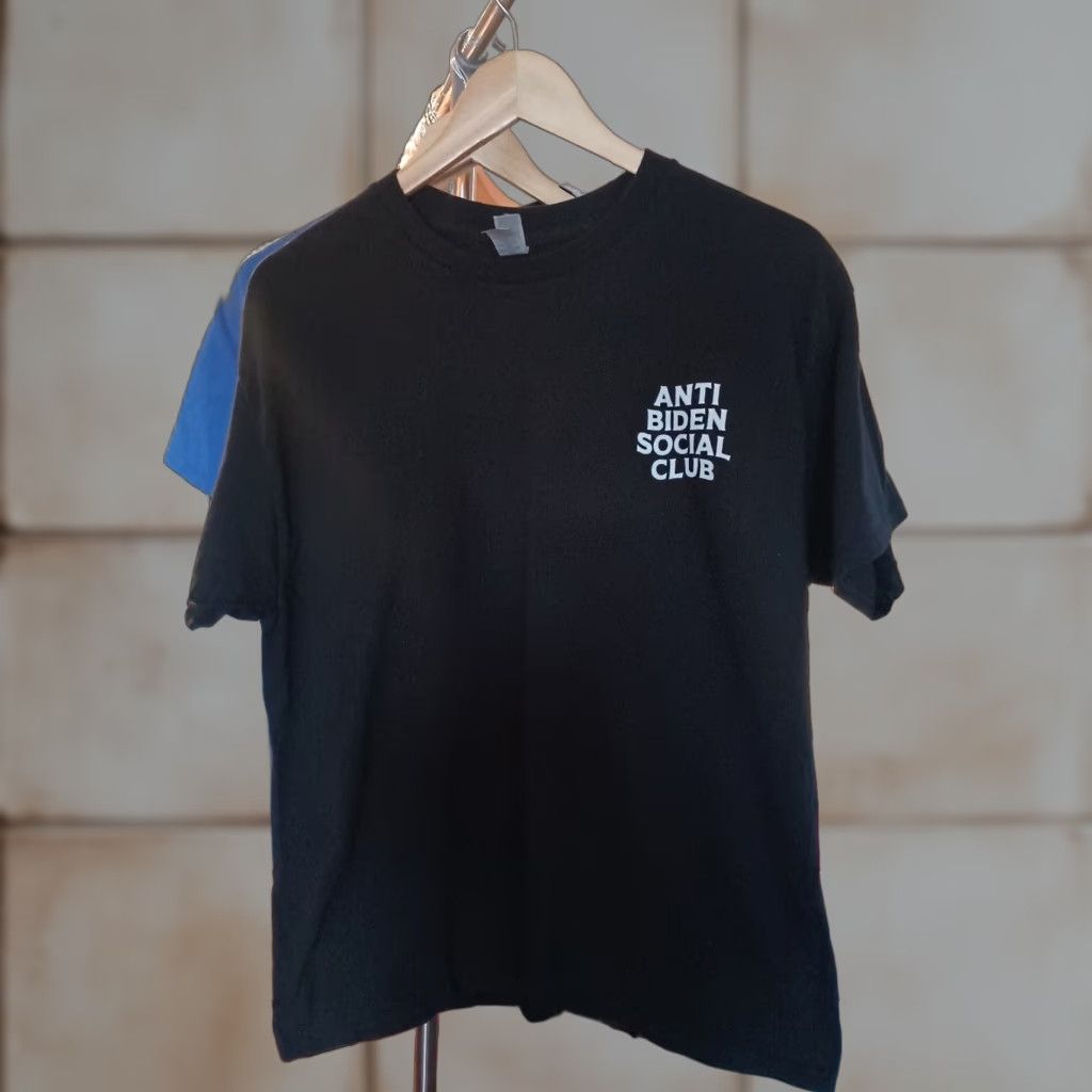 Gildan Funny T-shirt Anti-Biden Social Club USA Theme Hype Wear Gildan Black Size L Mens T-Shirt President Trump USA Shirt Size US L / EU 52-54 / 3 - 1 Thumbnail