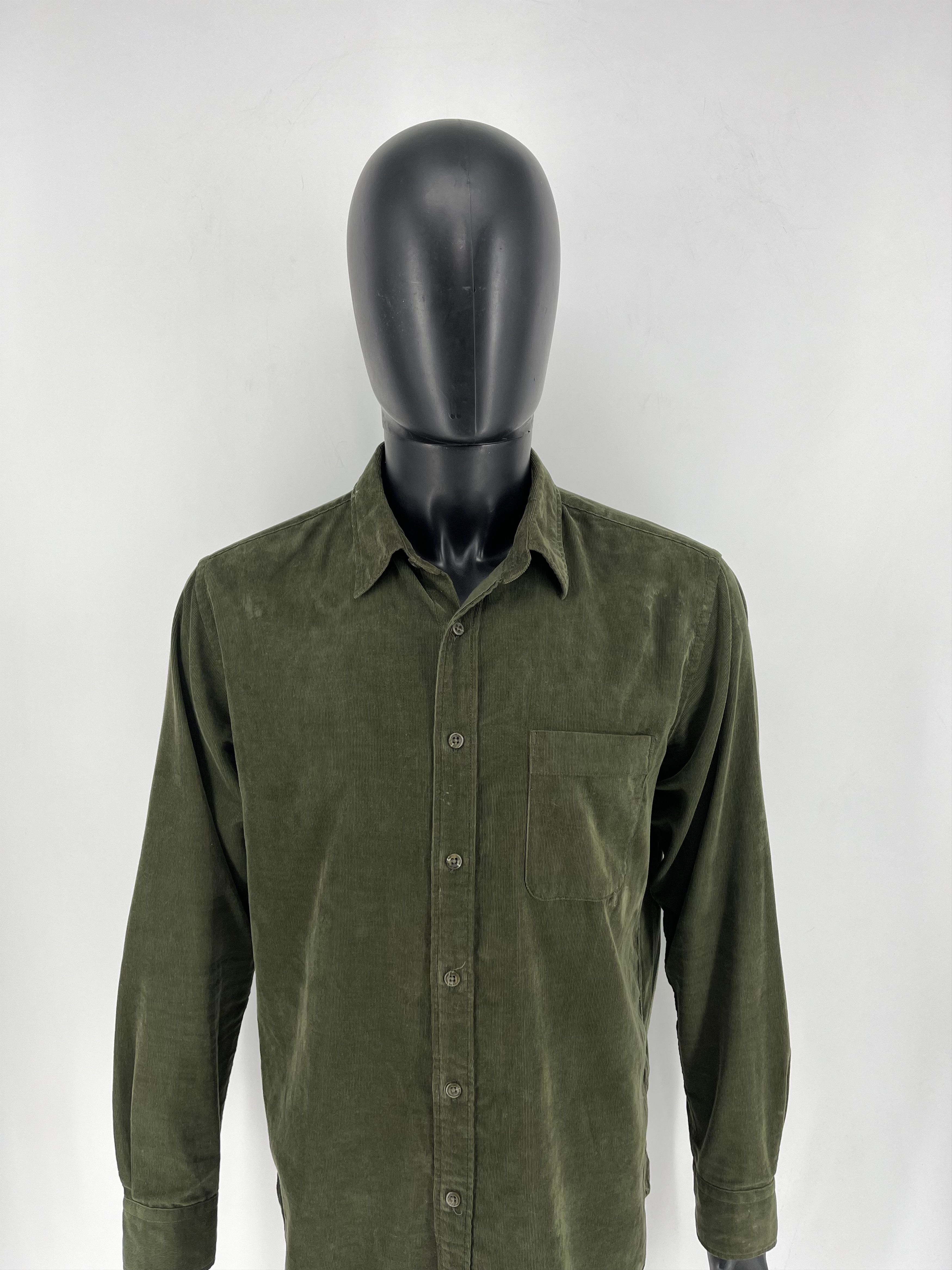 Uniqlo × Vintage Uniqlo Velvet Style Basic Shirt Size-M Size US M / EU 48-50 / 2 - 5 Thumbnail