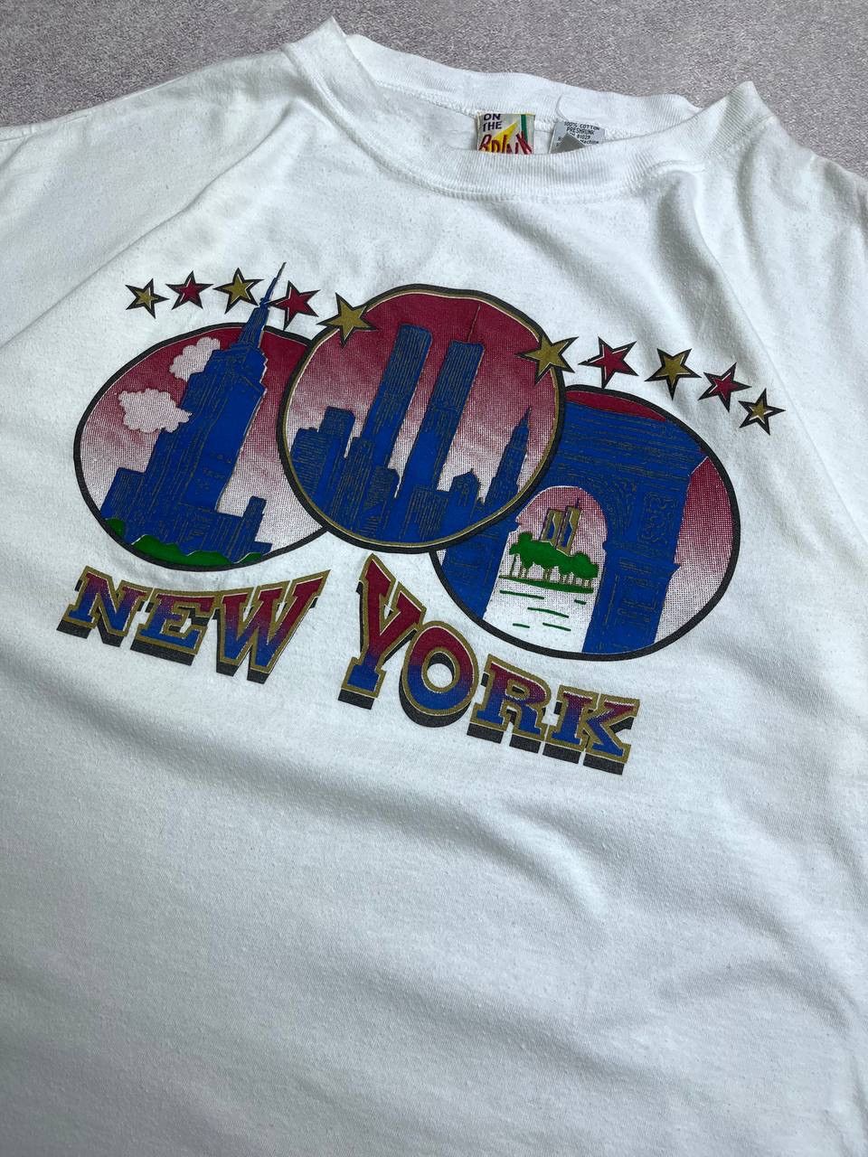 Vintage VINTAGE 90’s NEW YORK BOXY GRAPHIC T-SHIRT XL Size US XL / EU 56 / 4 - 3 Thumbnail