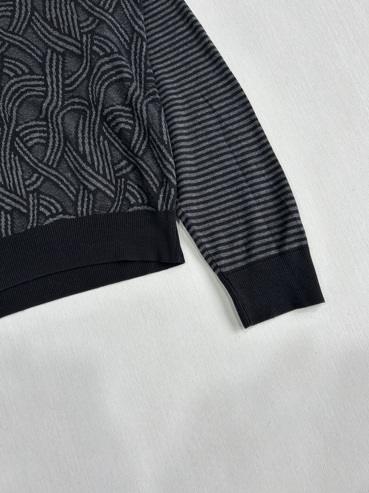 Designer × Vintage Archival Japanese Brand Chain Pattern 1/3 Sweatshirt Size US L / EU 52-54 / 3 - 4 Thumbnail