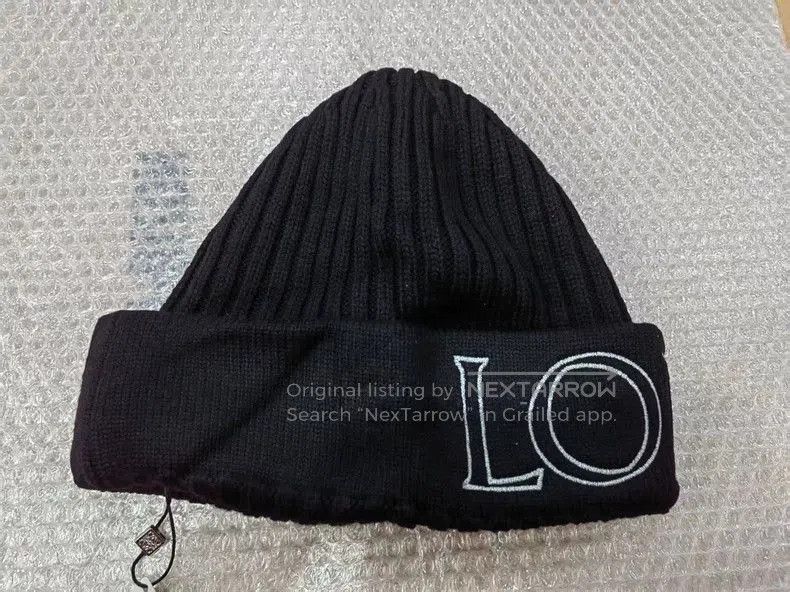 Loewe LOEWE Ribbed Wool Knit Beanie . Size ONE SIZE - 4 Thumbnail