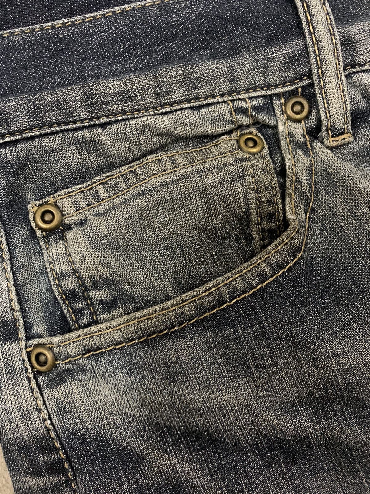 14th Addiction Vintage Japanese Brand Oririn Loose Distressed Grunge Jeans Size US 33 - 5 Thumbnail