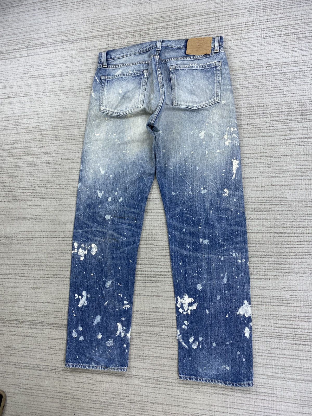 Japanese Brand Vintage Hysteric Glamour RNA Selvedge Splatter Paint Jeans Size US 32 / EU 48 - 7 Thumbnail