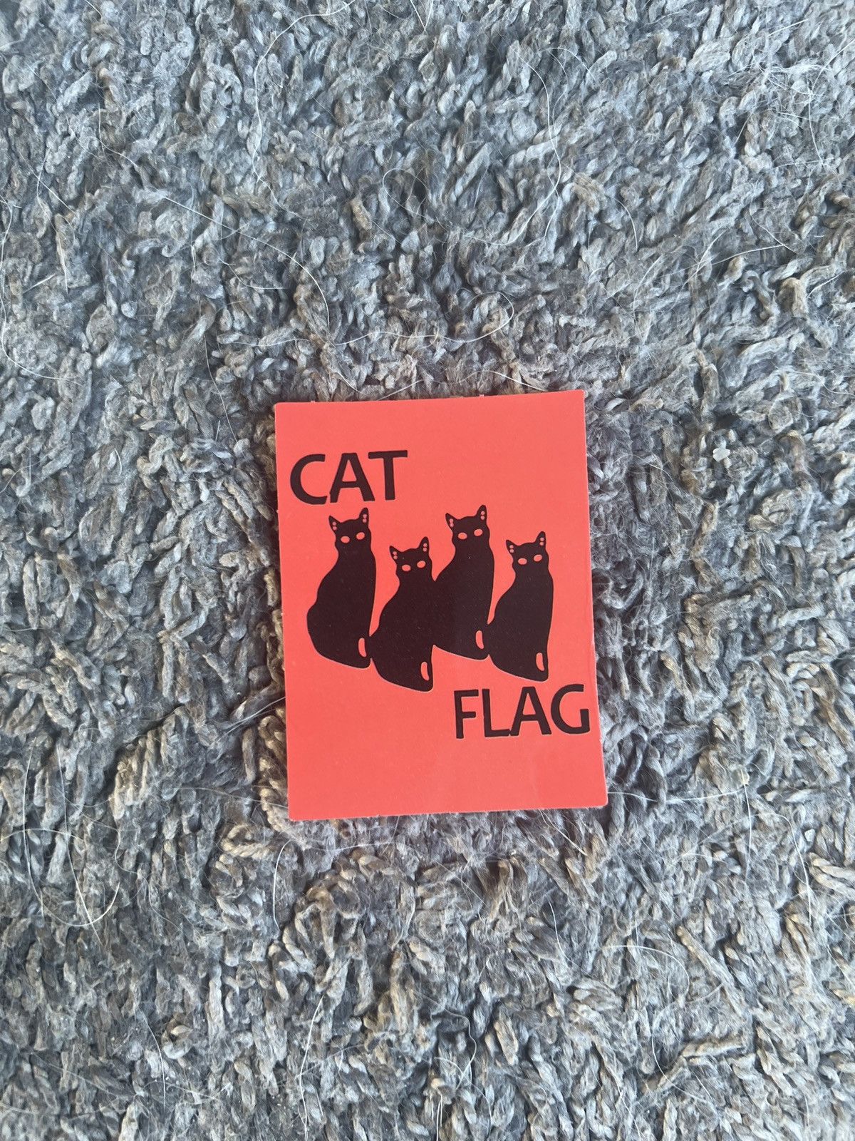 Hypebeast Cat Flag Sticker Size ONE SIZE - 1 Thumbnail