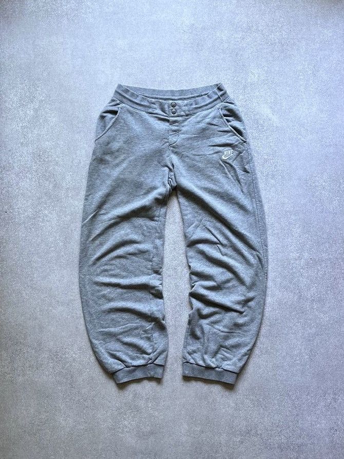 Vintage Nike Swoosh Baggy Heavy Cotton Track Pants Y2K m
