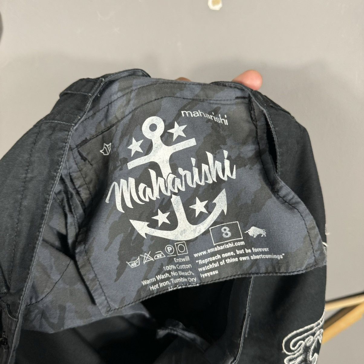 Maharishi Maharishi “Island Tour” Embroidered Cargo Shorts Size 30" / US 8 / IT 44 - 9 Thumbnail