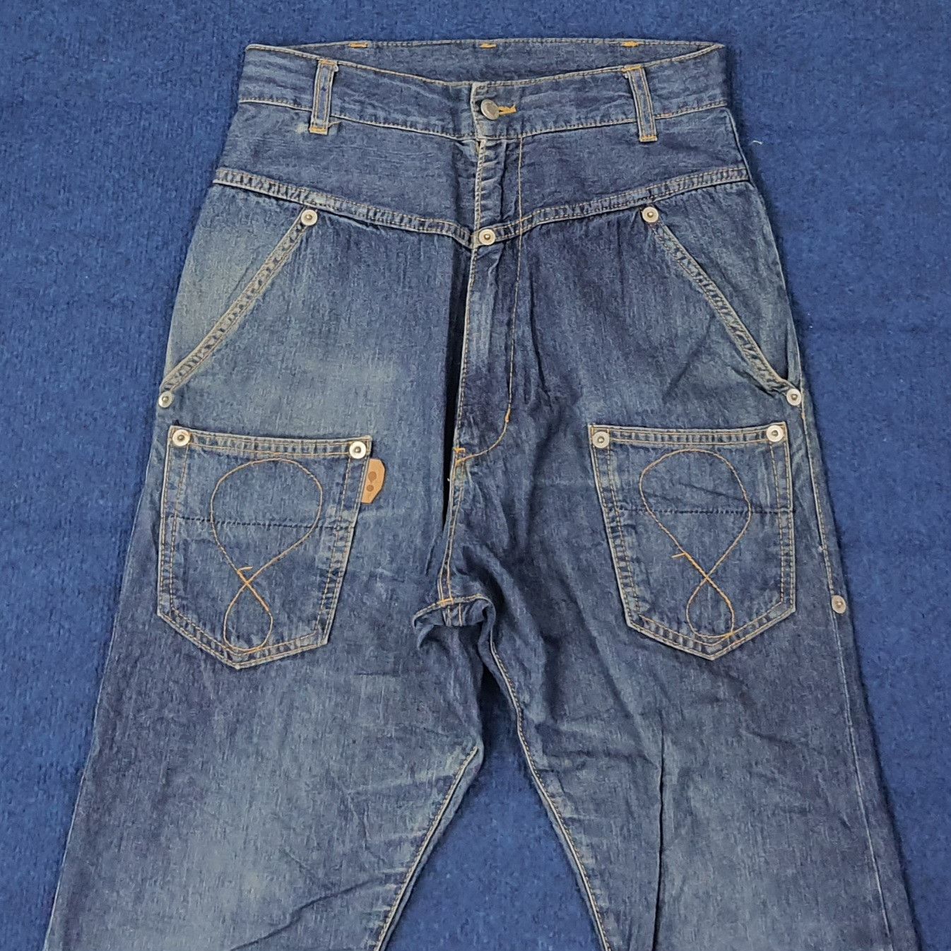 mercibeaucoup Vintage Mercibeaucoup by Issey Miyake Denim Pants C265N15 Size 27" / US 4 / IT 40 - 2 Thumbnail