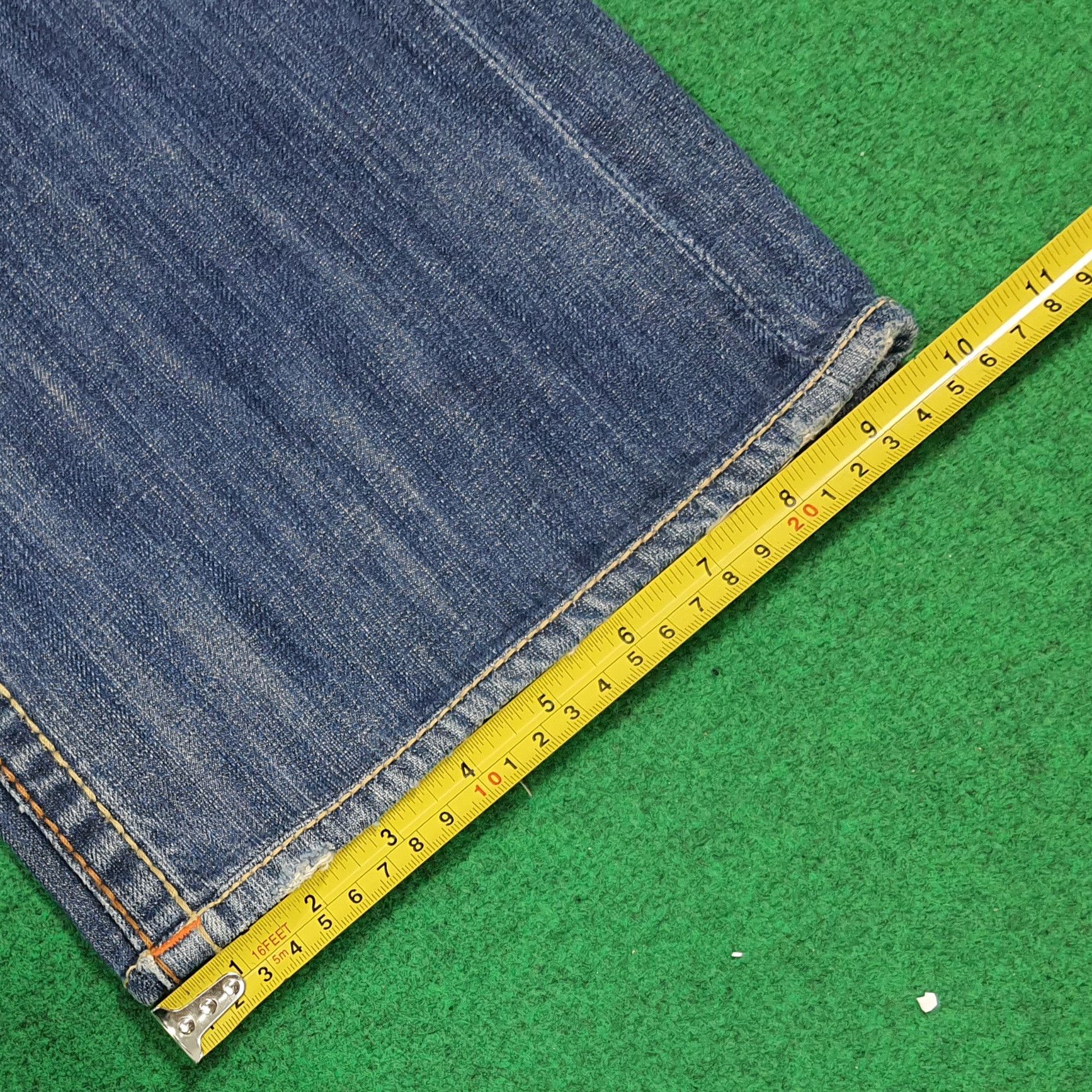 True Religion Vintage True Religion Jeans Blue Baggy Bootcut C280N28 Size US 33 - 20 Thumbnail