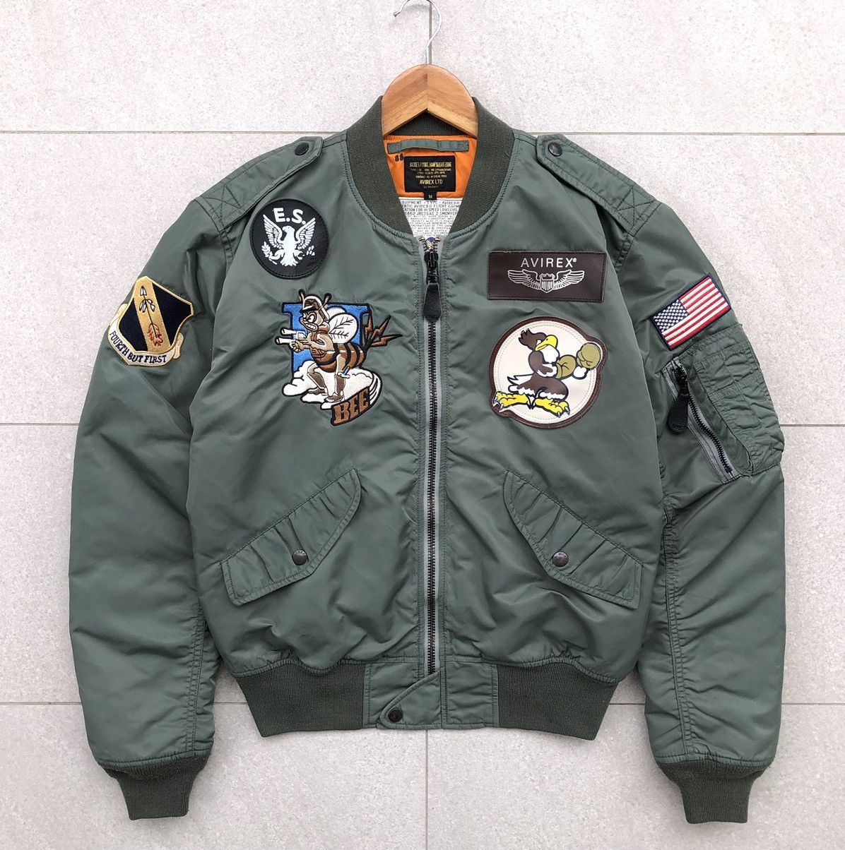 Avirex Avirex MA-1 Patches Logo Flight Military Bomber Jackets Size US M / EU 48-50 / 2 - 7 Thumbnail