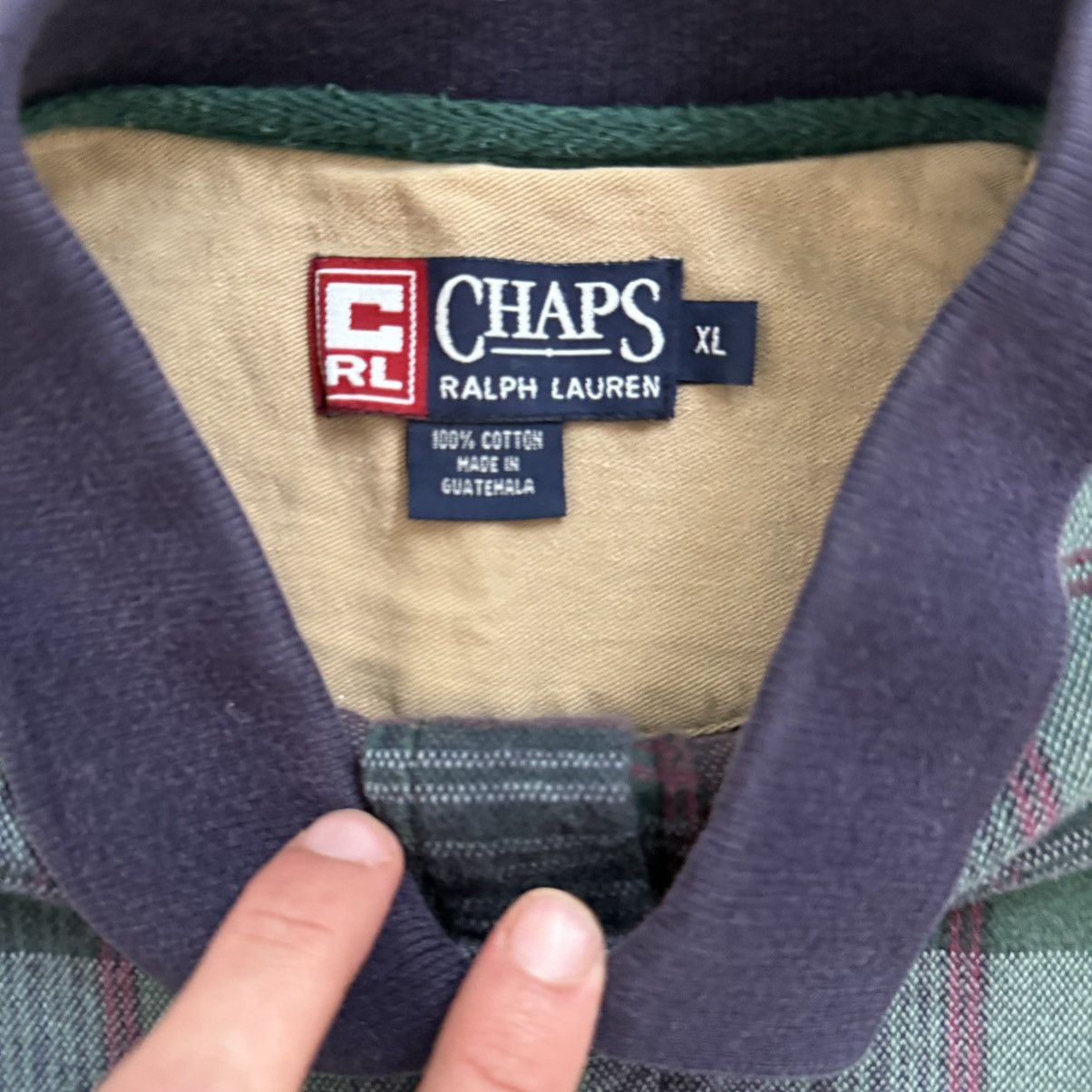 Chaps Ralph Lauren Ralph Lauren Chaps green plaid polo shi Size US XL / EU 56 / 4 - 4 Thumbnail