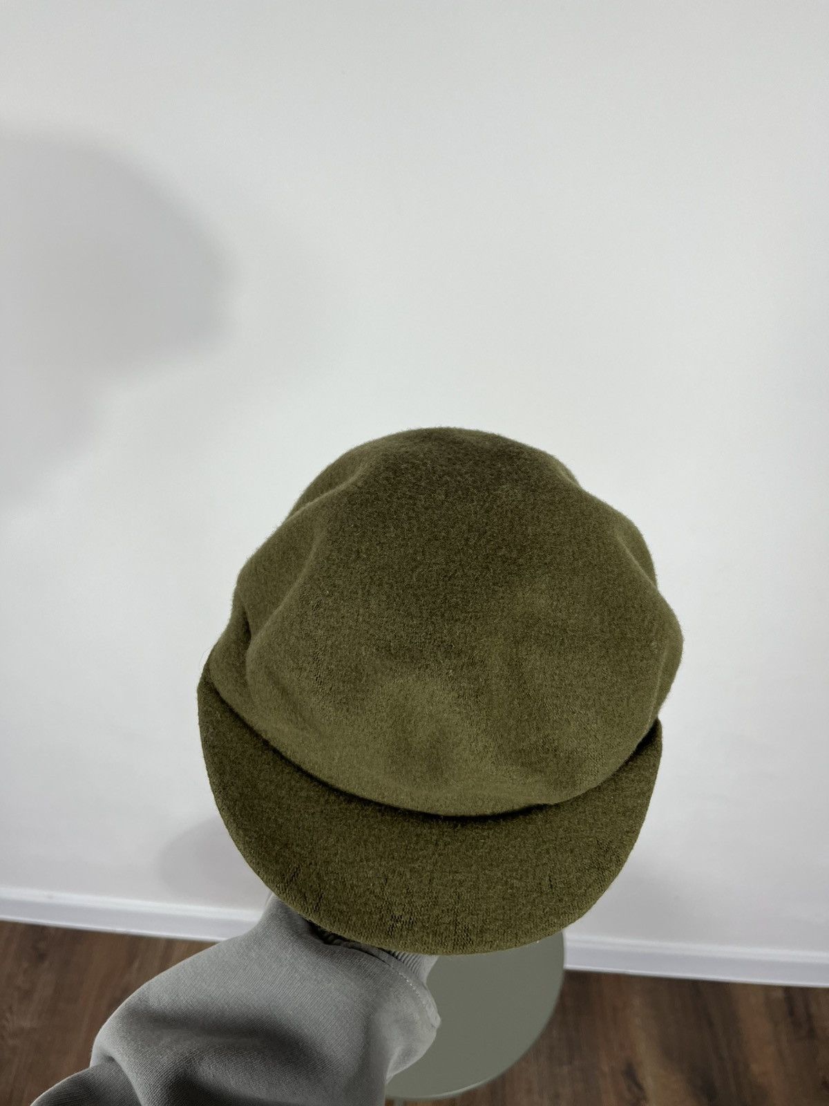 Kangol Kangol Wool Enfield Unisex Cap Olive Green Size M Men's Fit Size ONE SIZE - 6 Thumbnail