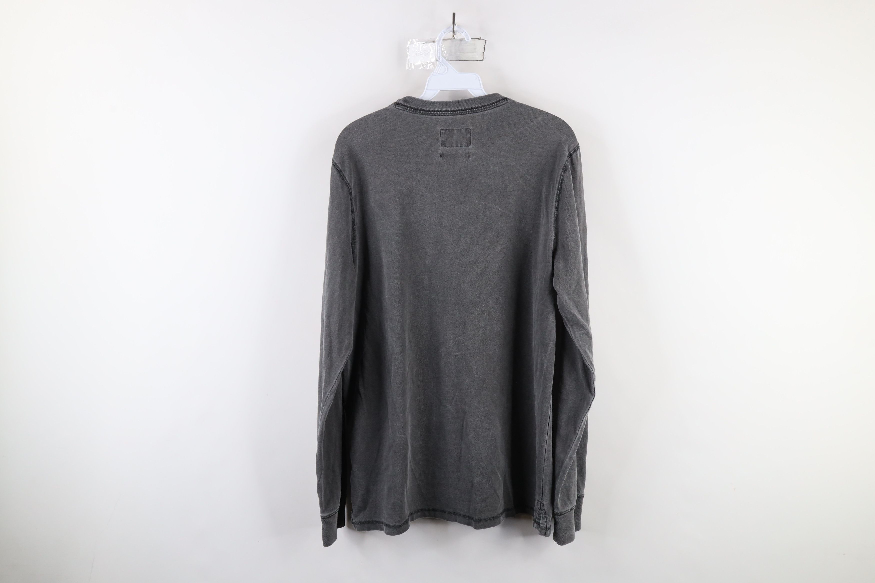 Vintage Vintage 90s Streetewar Stonewash Long Sleeve T-Shirt Gray Size US M / EU 48-50 / 2 - 9 Thumbnail