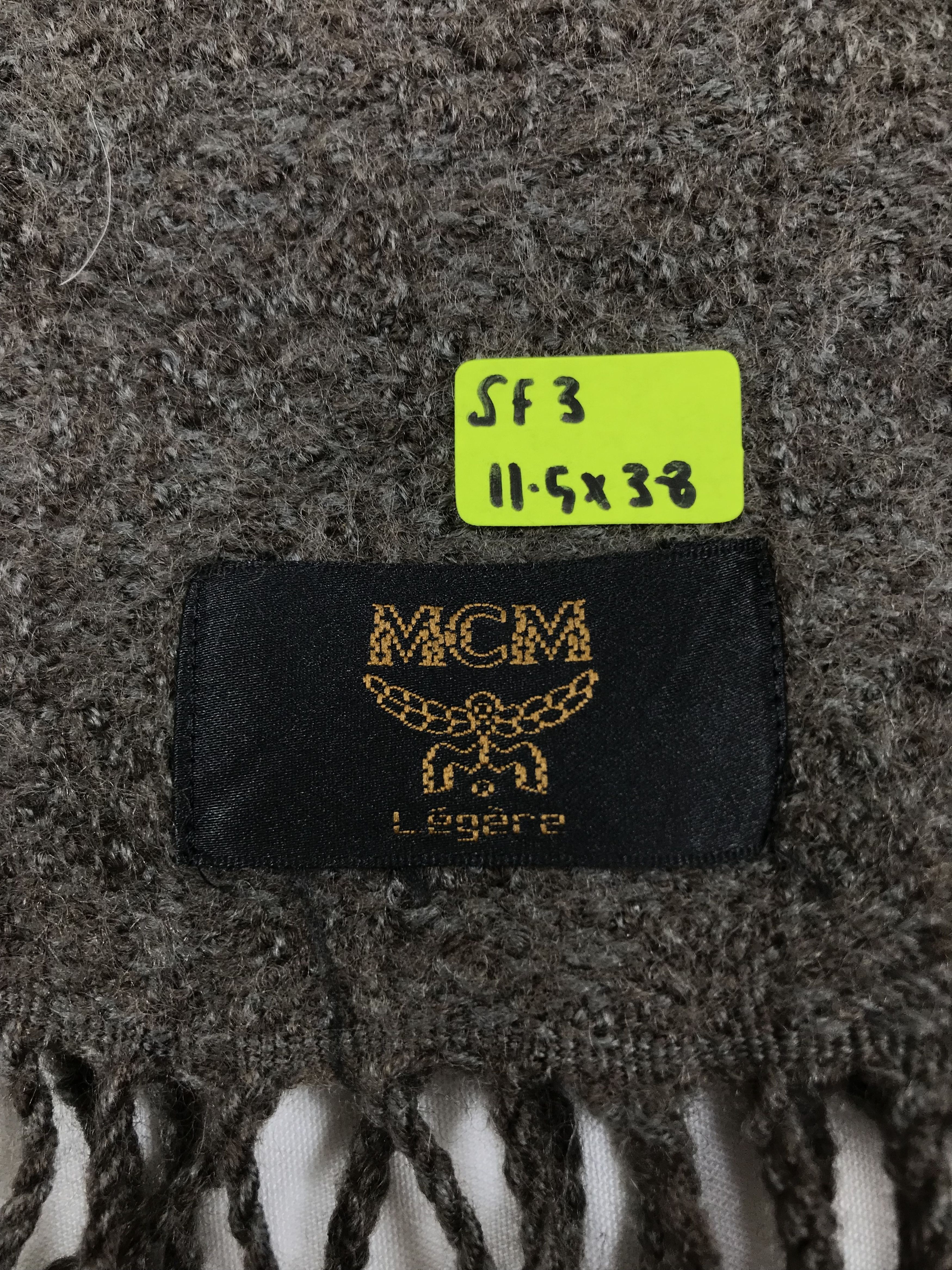 MCM Vintage MCM Luxury Scarf / Muffler / Wool Size ONE SIZE - 5 Thumbnail