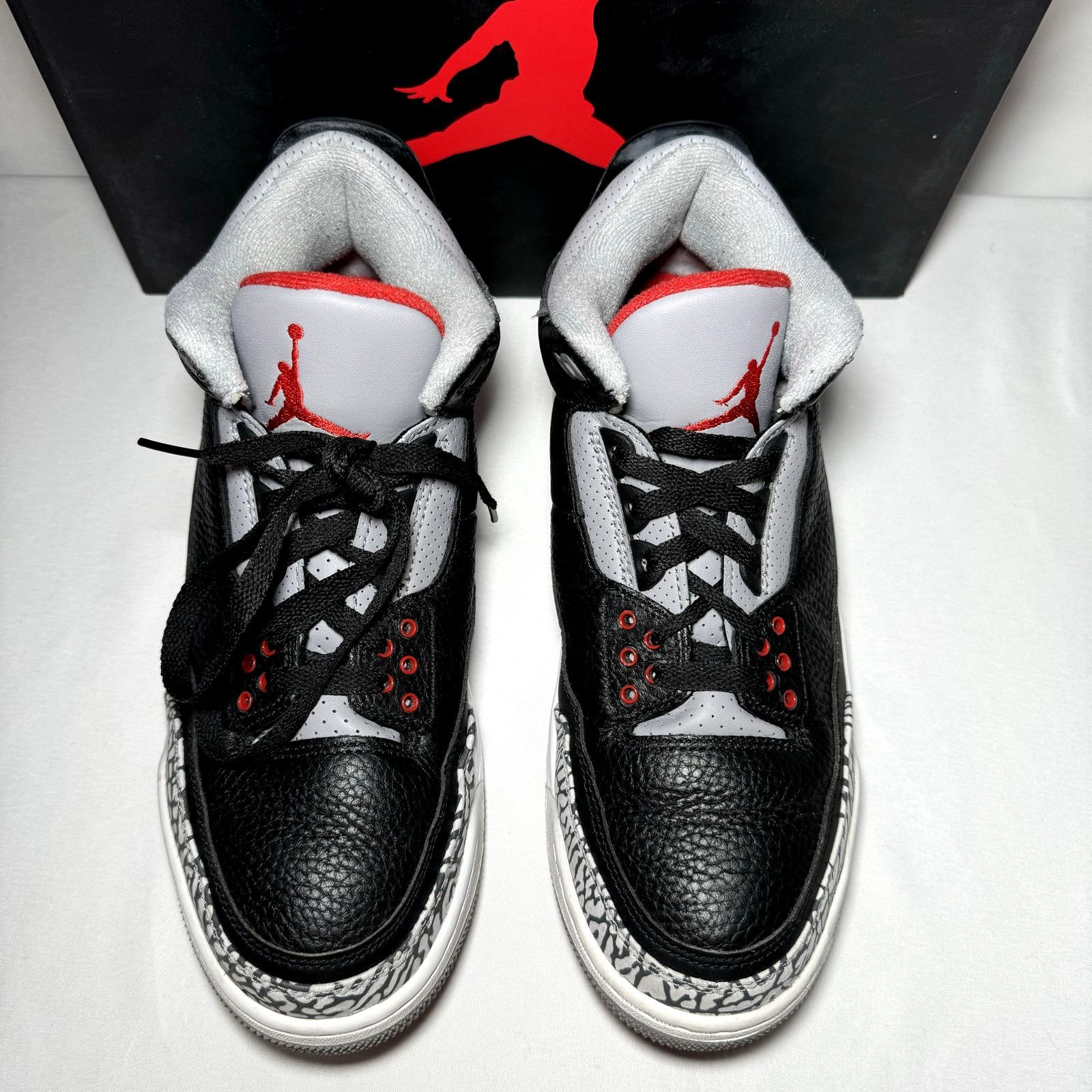 Jordan Brand × Nike Size 9 - Nike Air Jordan 3 Retro OG Black Cement Men's Shoes Size US 9 / EU 42 - 4 Thumbnail