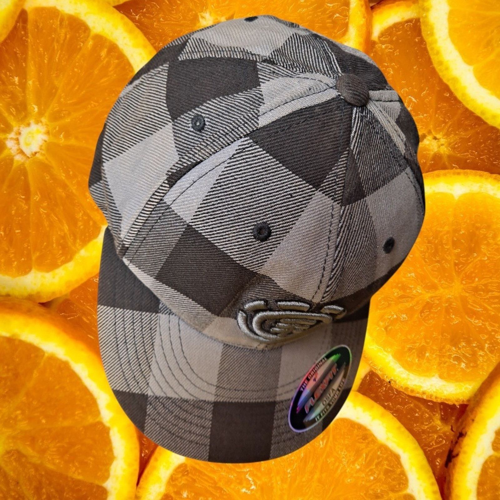 Element Element Flexfit Hat Plaid OSFA Baseball Cap Skateboarder Size ONE SIZE - 5 Thumbnail
